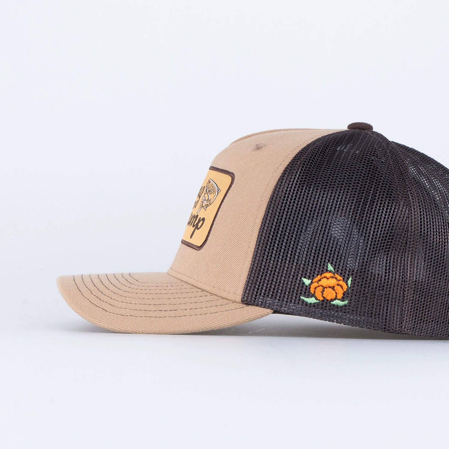 FISHING CAMP TRUCKER KEPS - HOOKED KHAKI