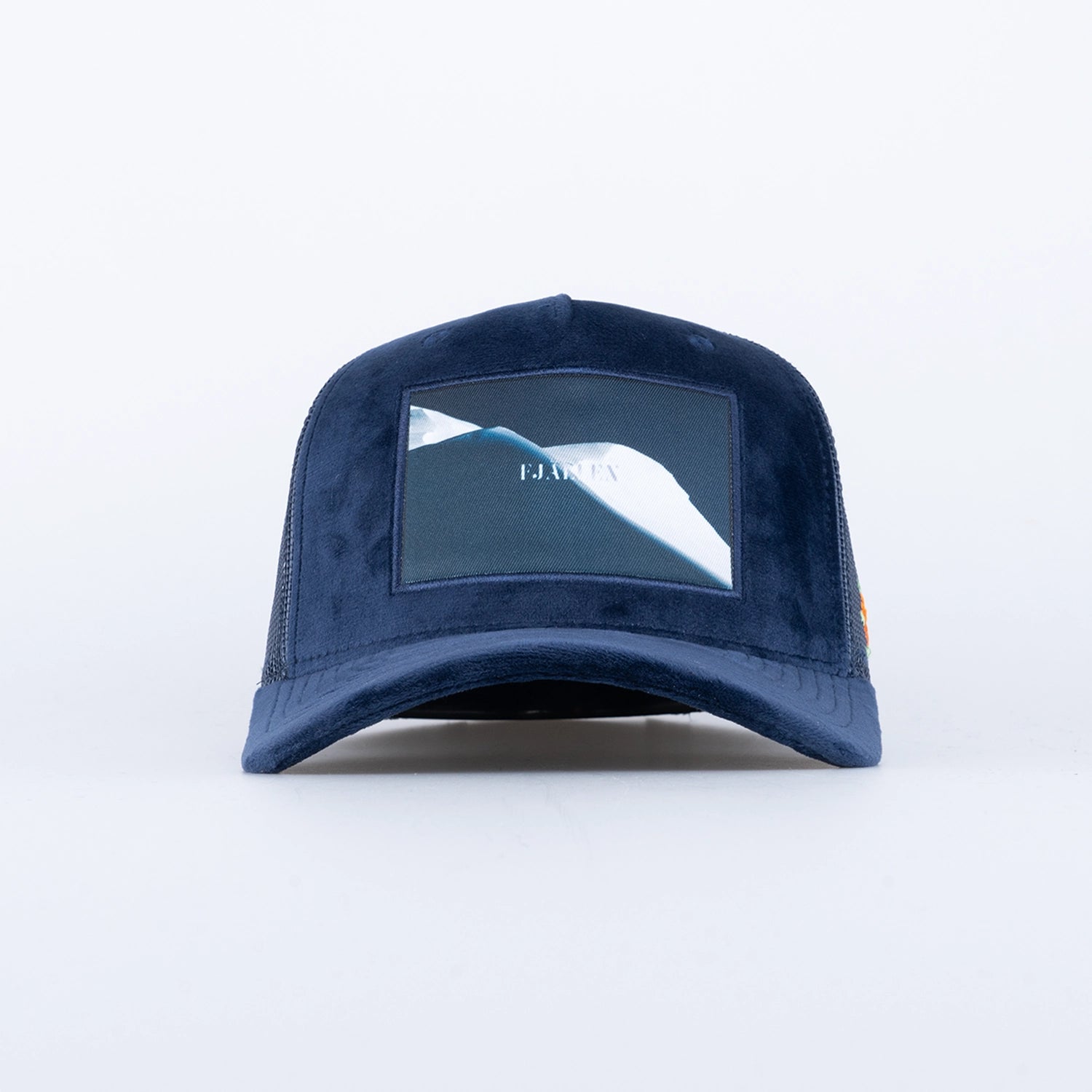 FJÄLLEN VELVET TRUCKER KEPS - NAVY