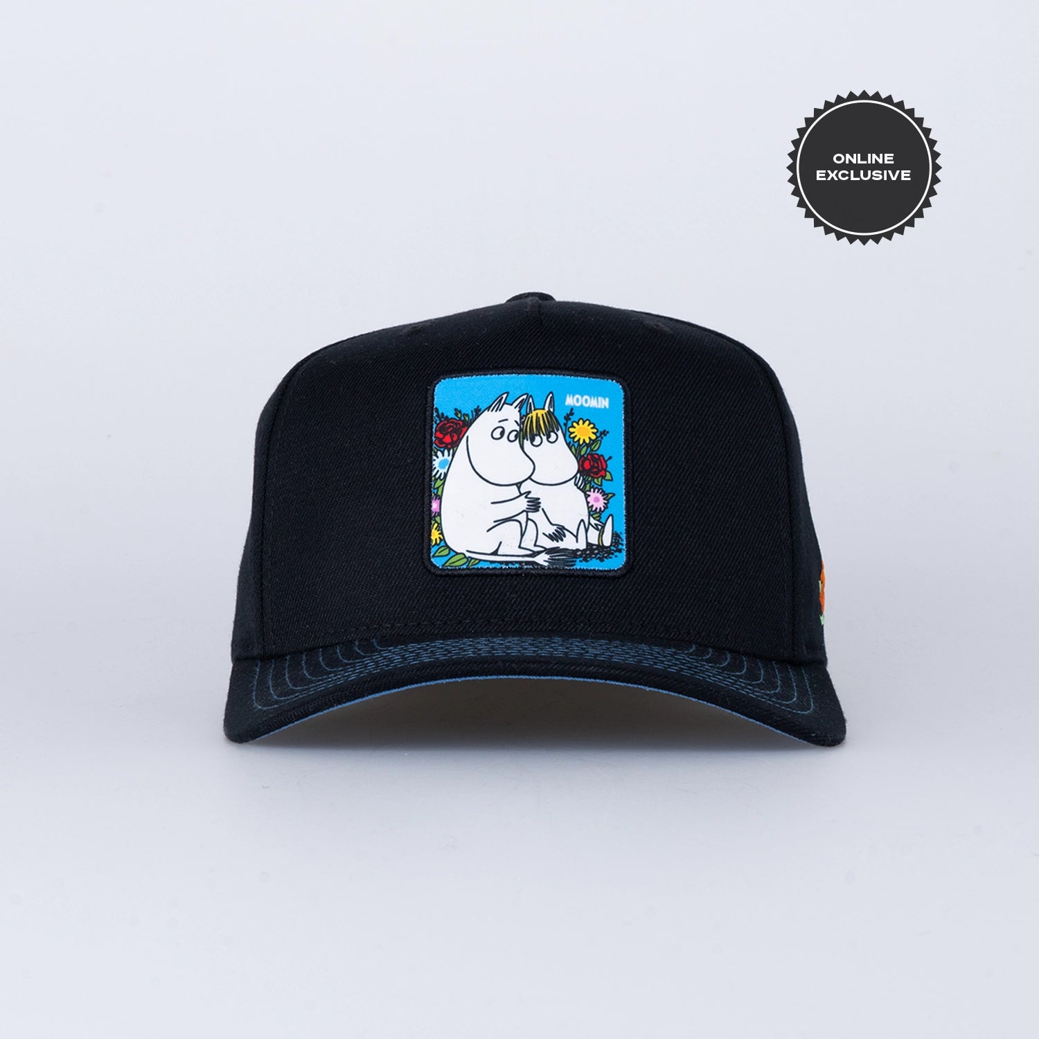 FLOWERS TRUCKER KEPS - BLACK