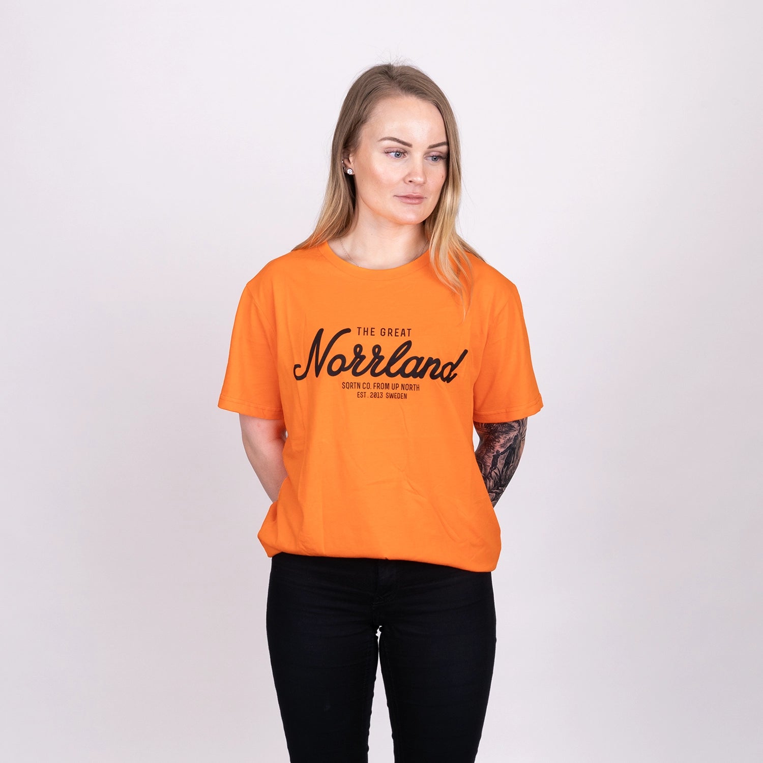 GREAT NORRLAND T-SHIRT - ORANGE
