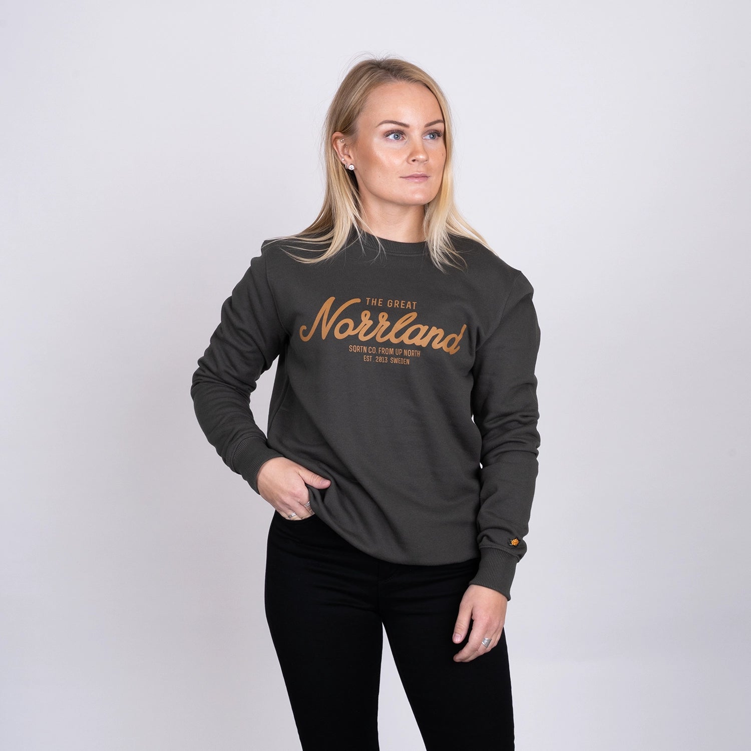 GREAT NORRLAND CREWNECK - BLACK
