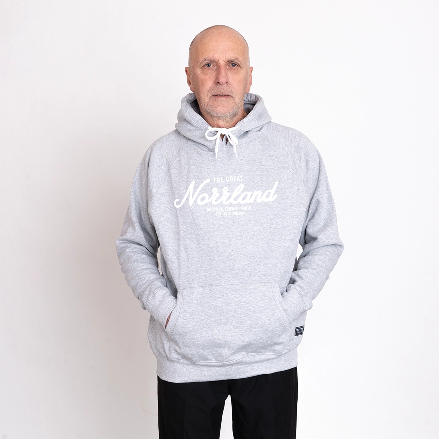 GREAT NORRLAND HOODIE - HEATHER GREY