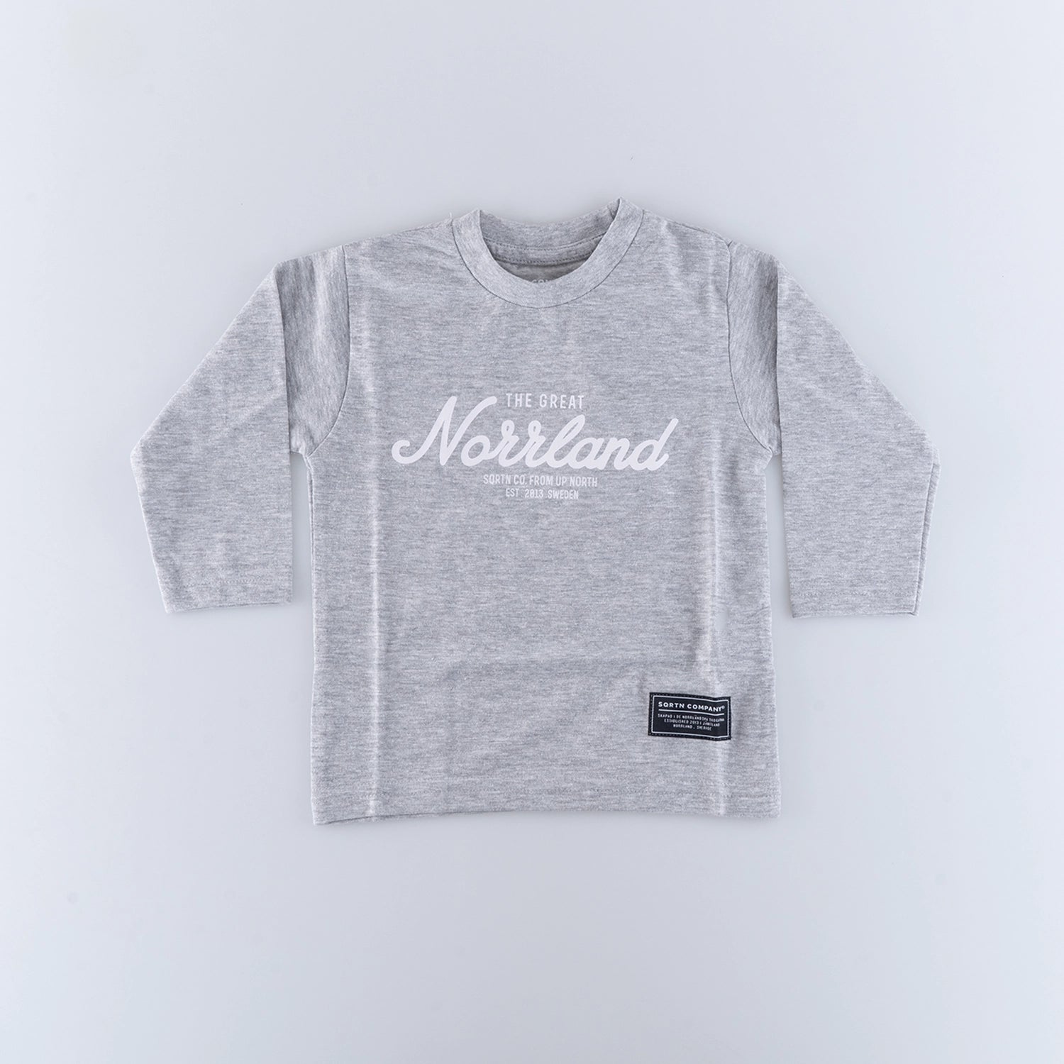 GREAT NORRLAND KIDS LONGSLEEVE - HEATHER GREY