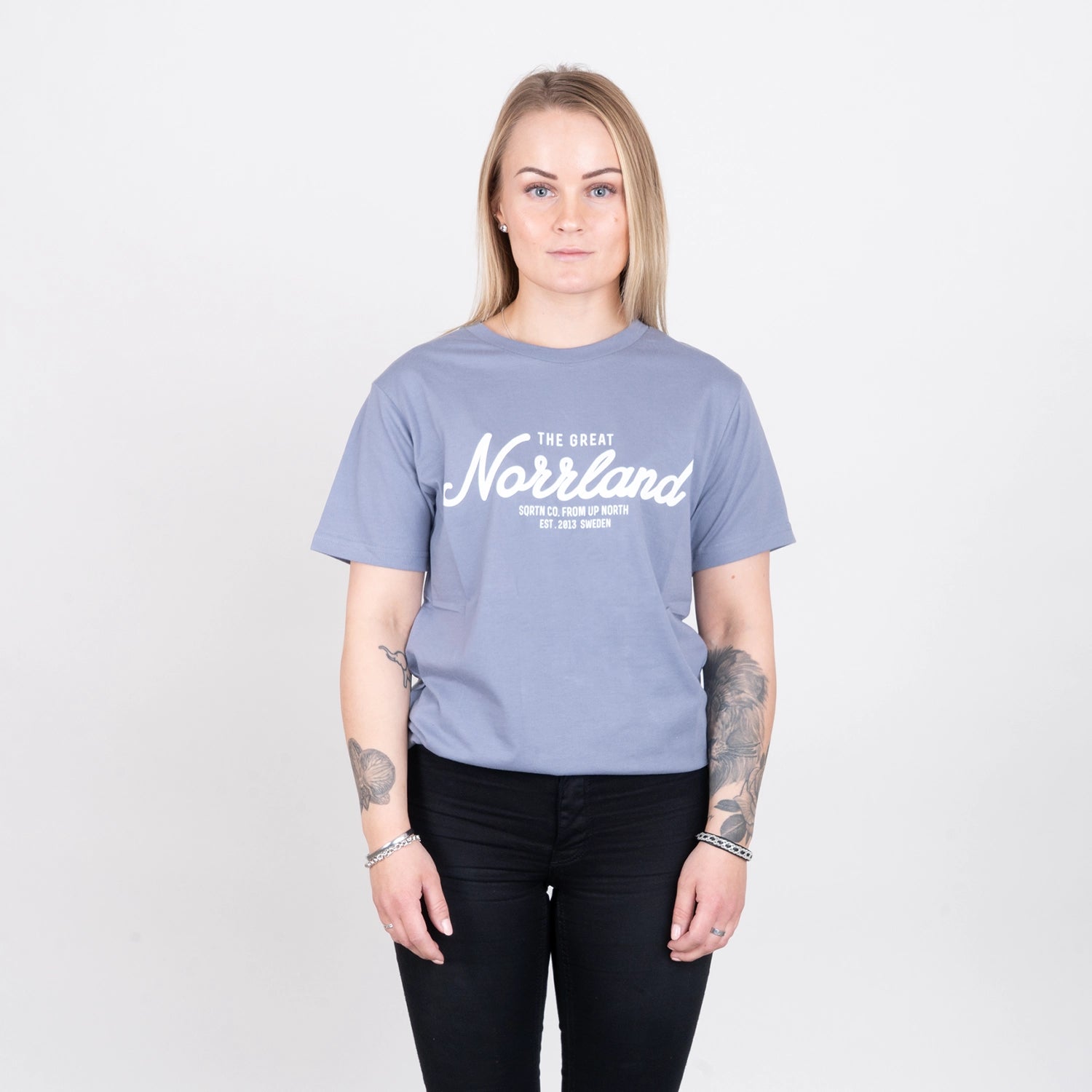 GREAT NORRLAND T-SHIRT - GRANITE