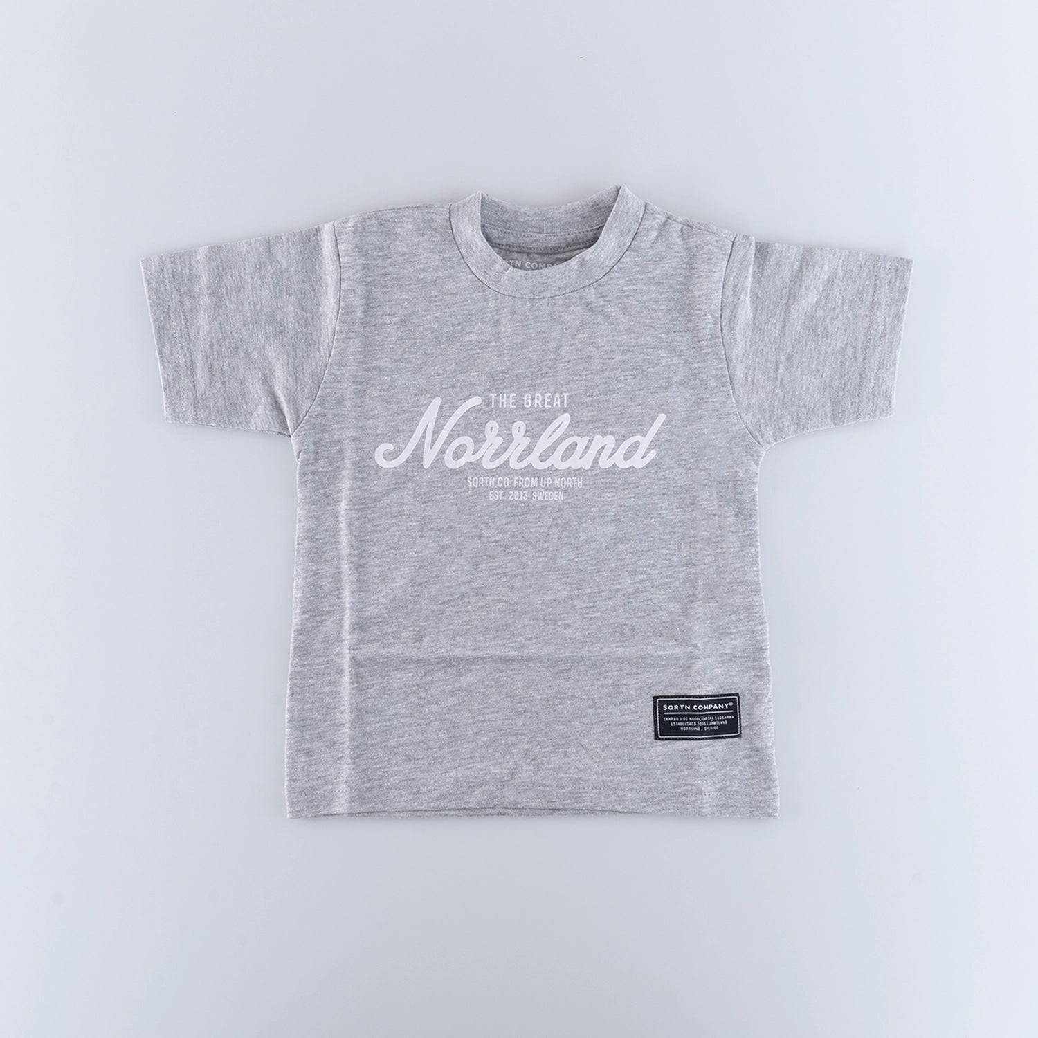 GREAT NORRLAND KIDS T-SHIRT - HEATHER GREY