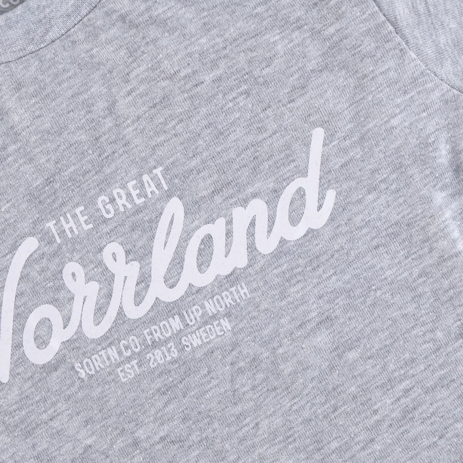 GREAT NORRLAND KIDS T-SHIRT - HEATHER GREY