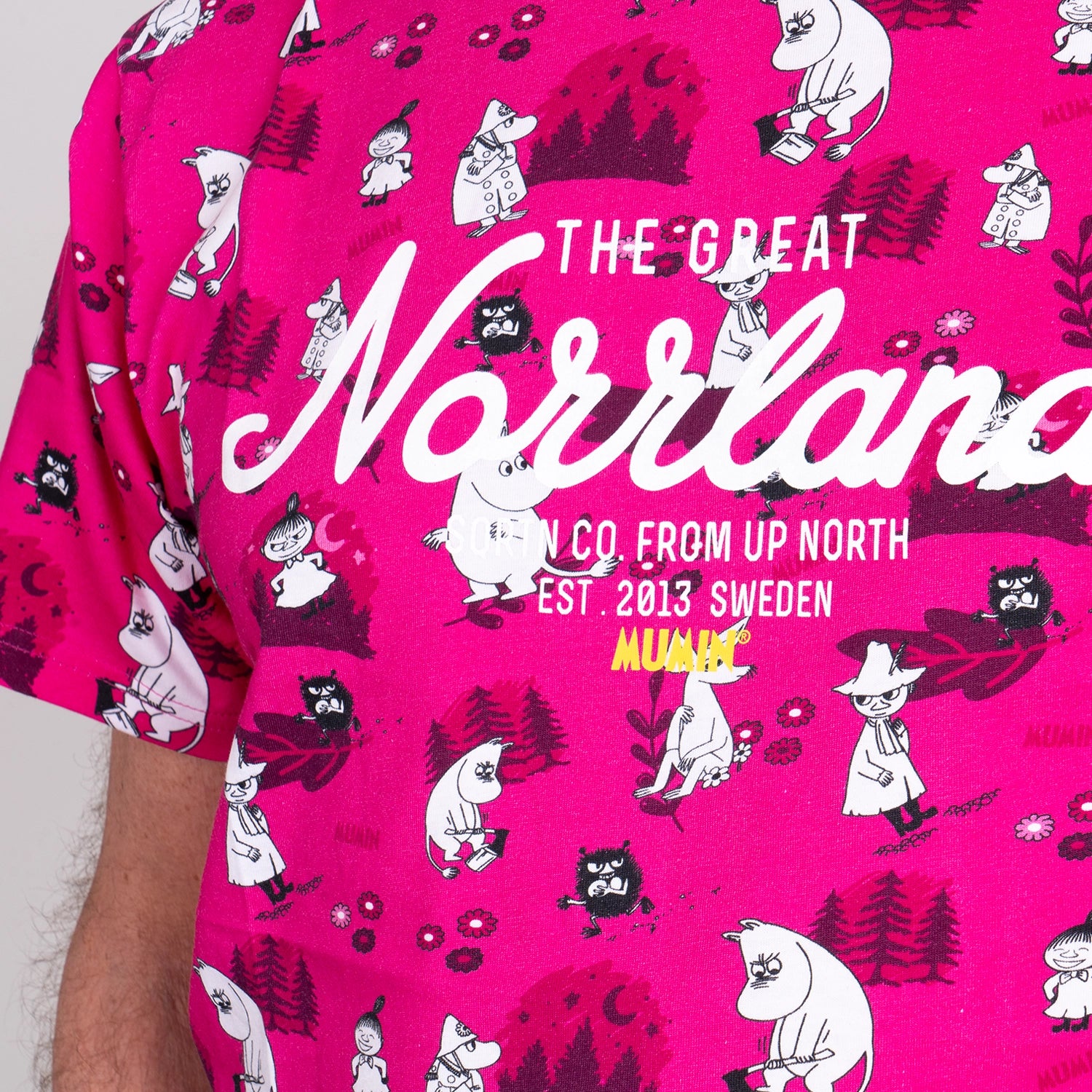GREAT NORRLAND T-SHIRT - MOOMIN HOT PINK