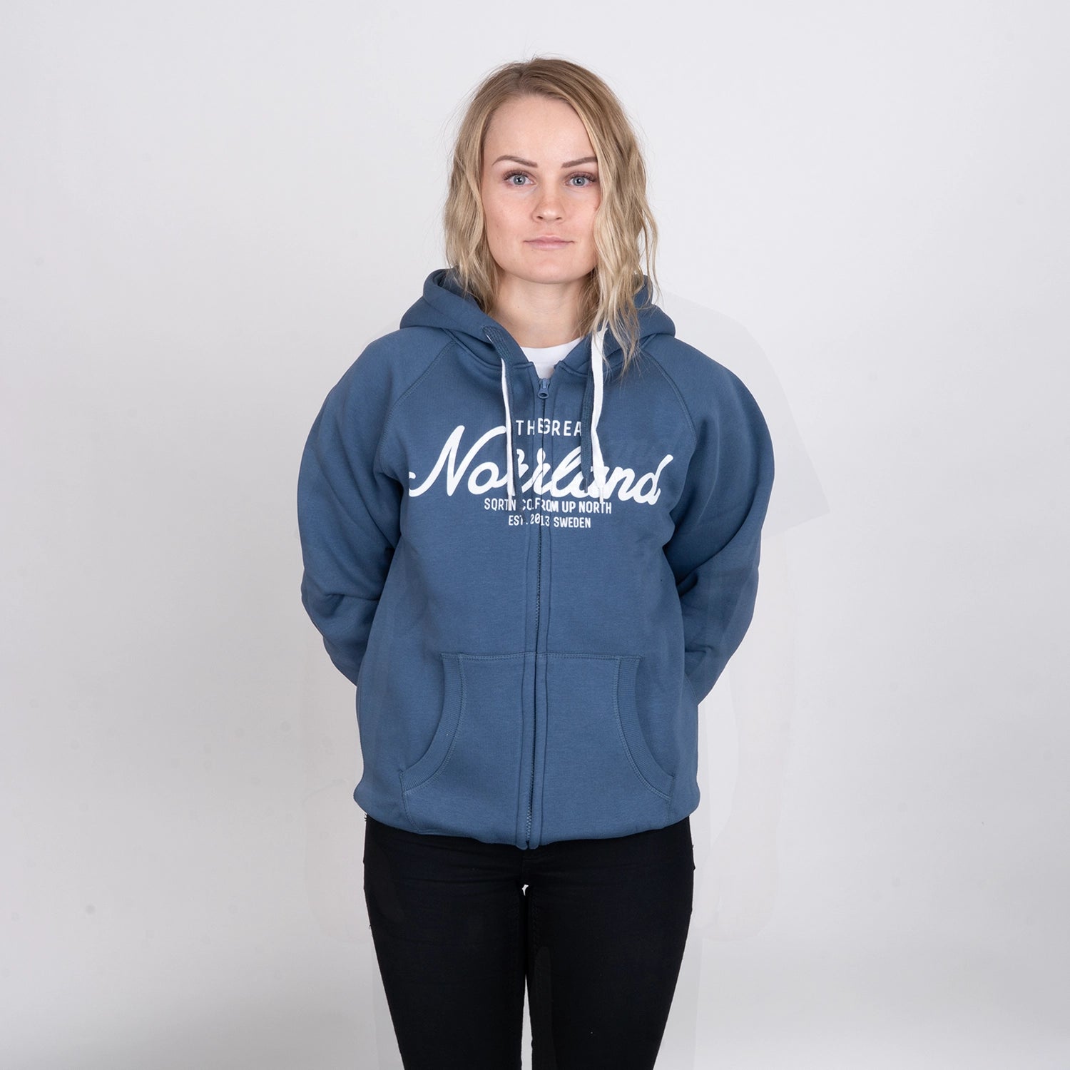 GREAT NORRLAND ZIPHOODIE - BLACK