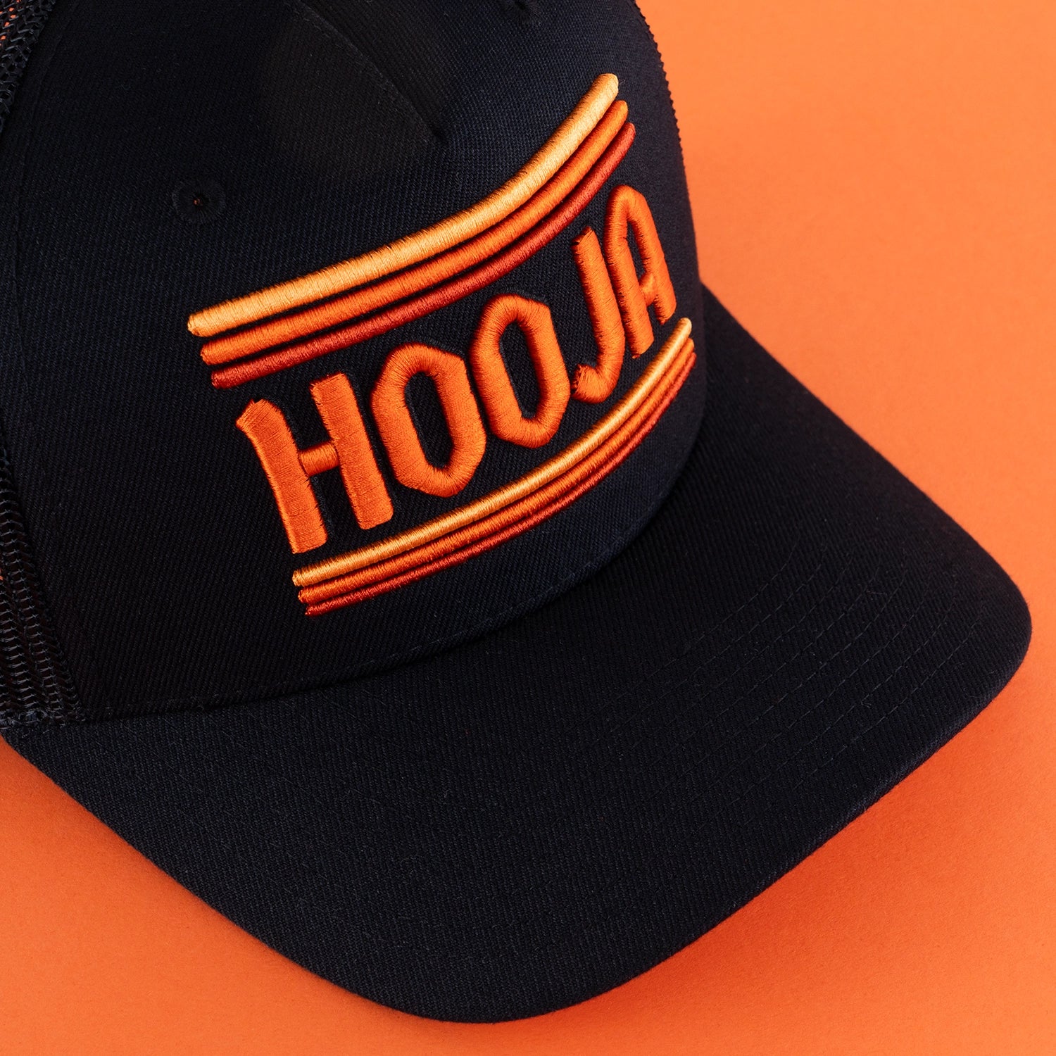 HOOJA TRUCKER KEPS - HOOJA BLACK