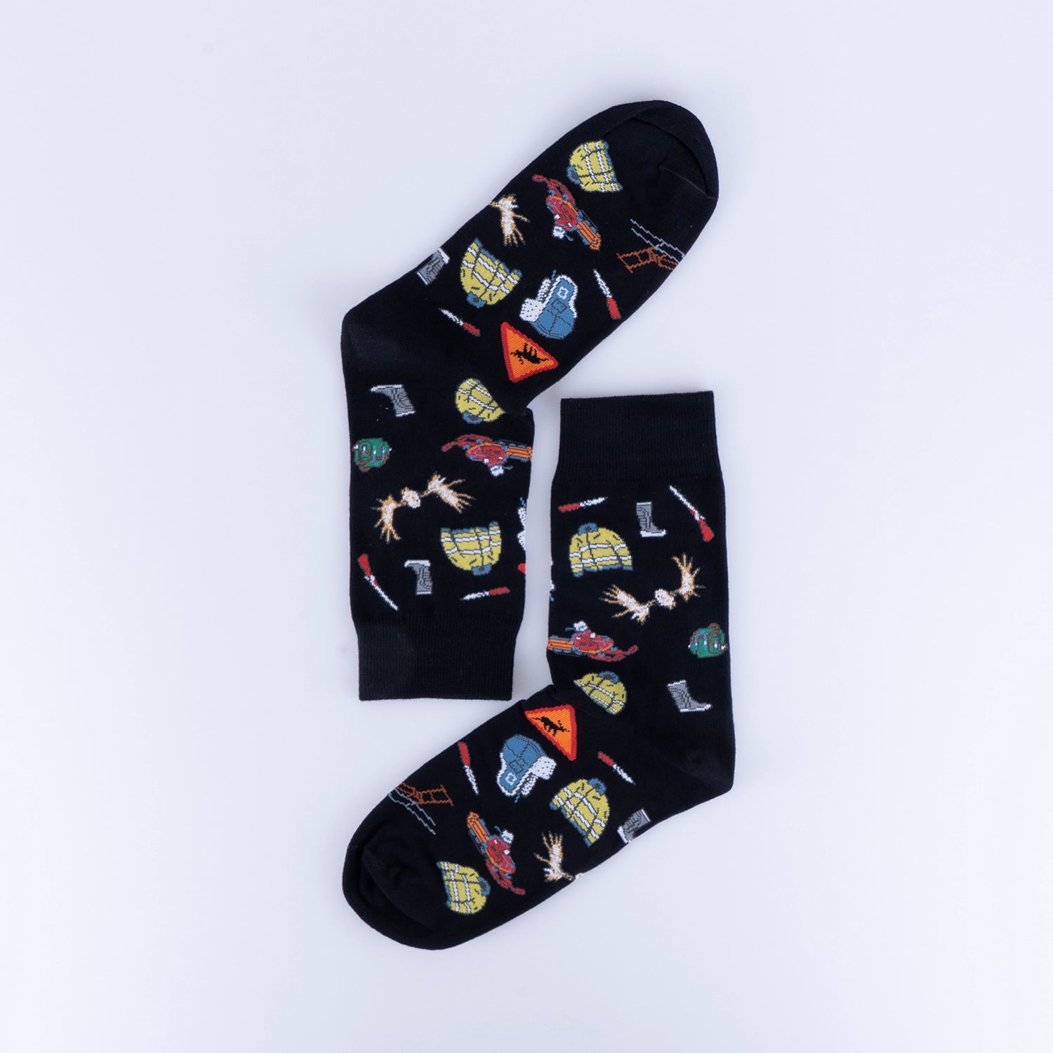 BOMULLSSTRUMPA - SHROOM BLACK