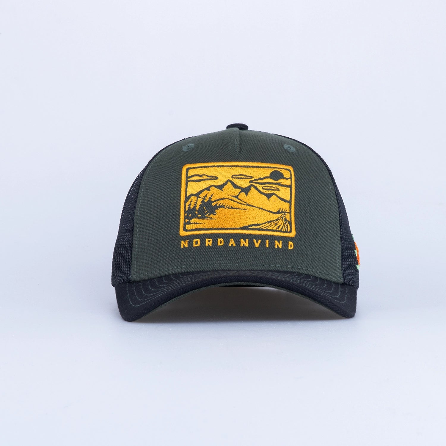 NORDANVIND JUNIOR TRUCKER KEPS - OLIVE