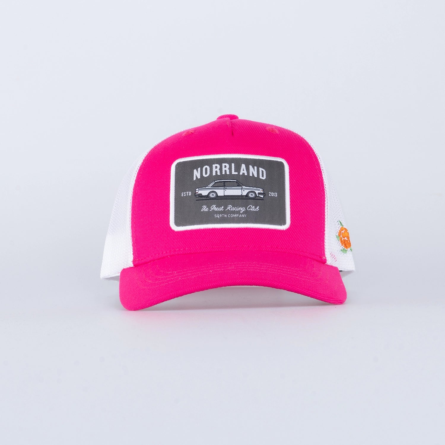 RACING KIDS TRUCKER CAP - HOT PINK