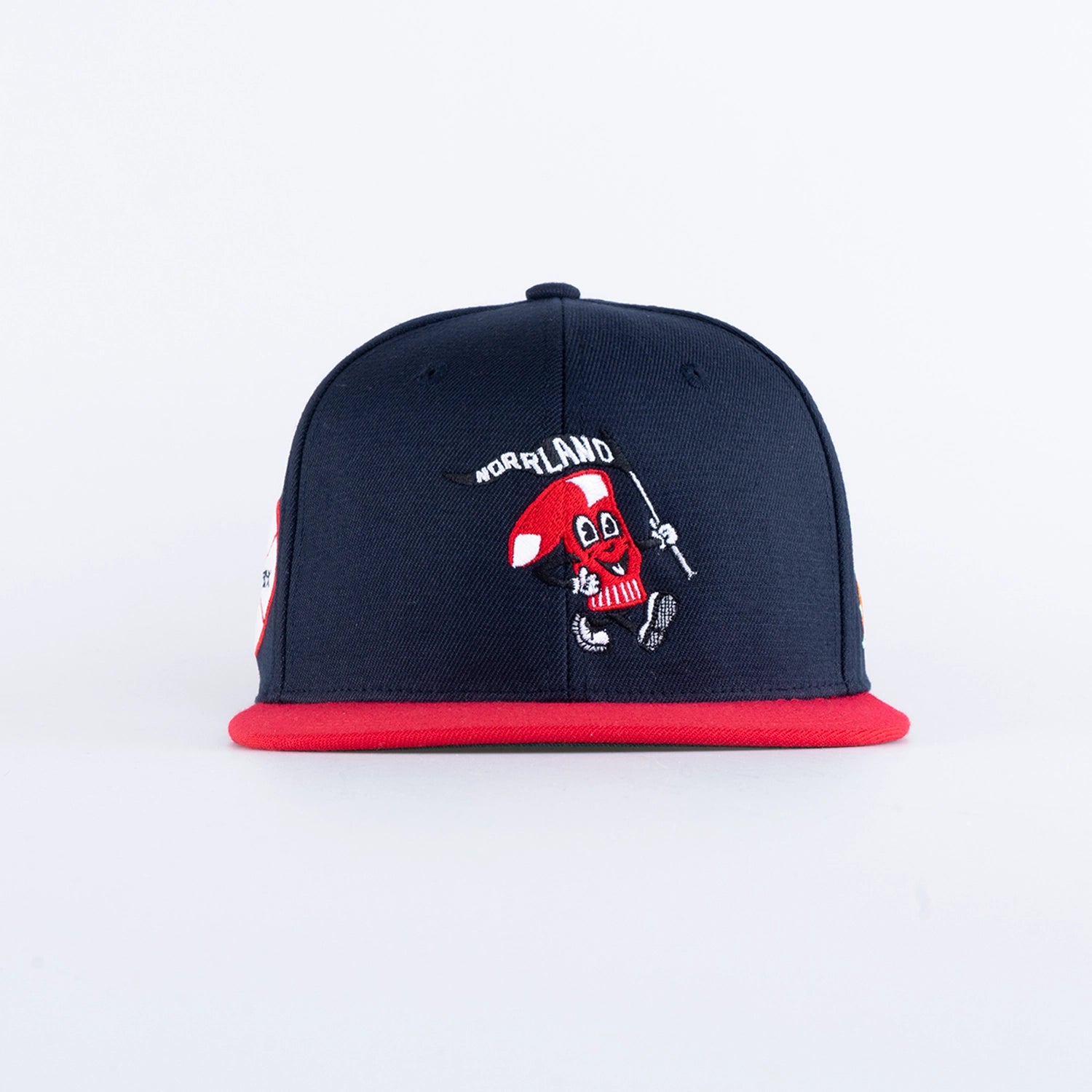 RAGGSOX FITTED CAP - NAVY / RED – Sqrtn Company