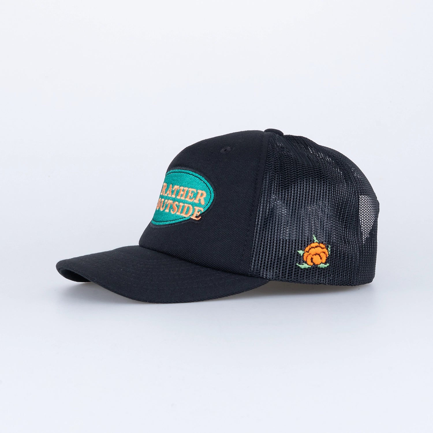 RETRO FOAM TRUCKER KEPS - HOOKED BLACK