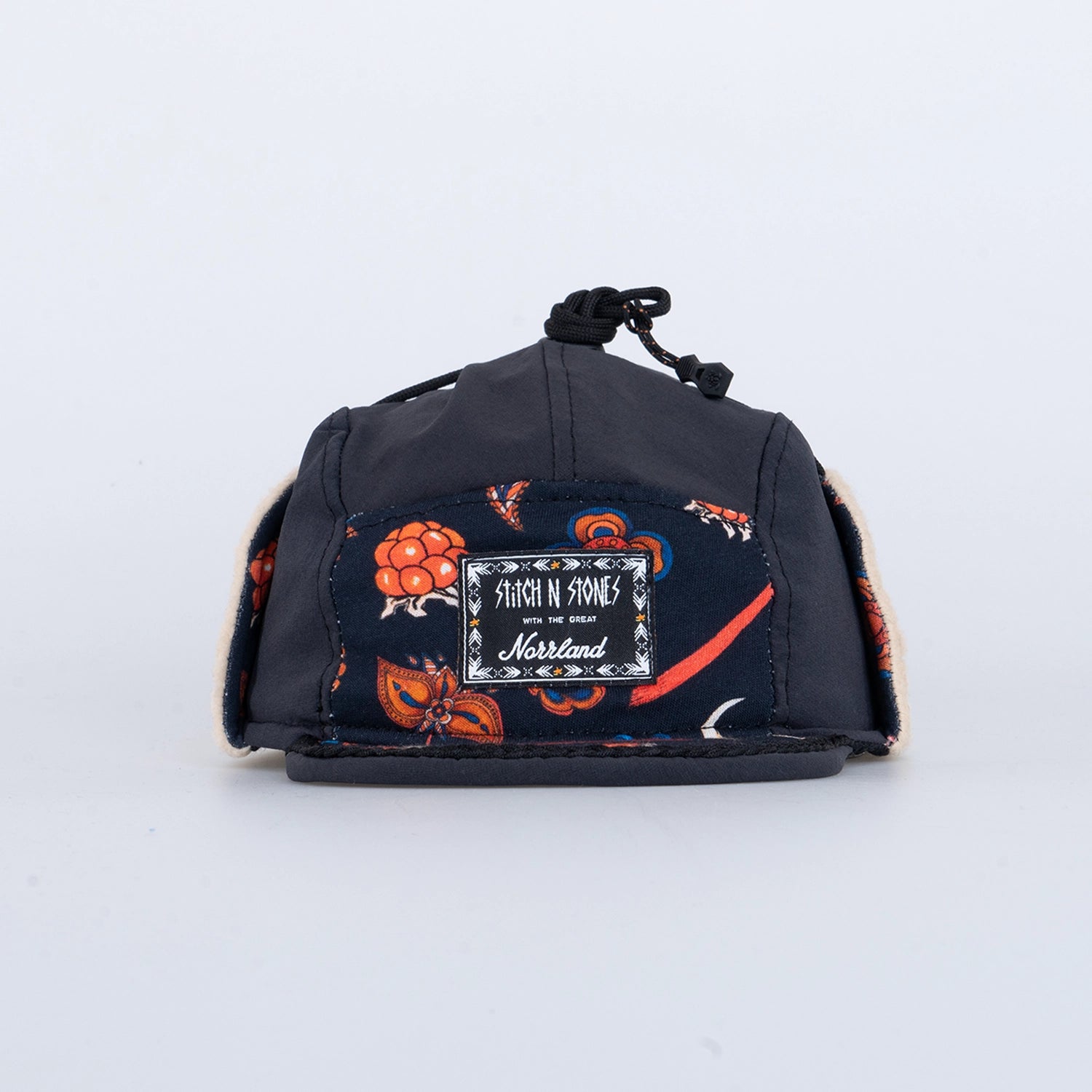 STITCH N STONES KIDS WINTER CAP - SAPMI BLACK