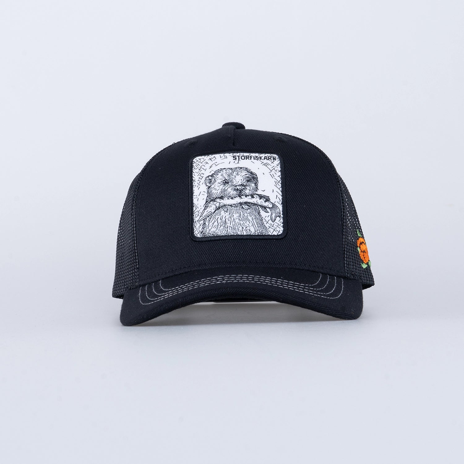 STORFISKARN KIDS TRUCKER CAP - BLACK