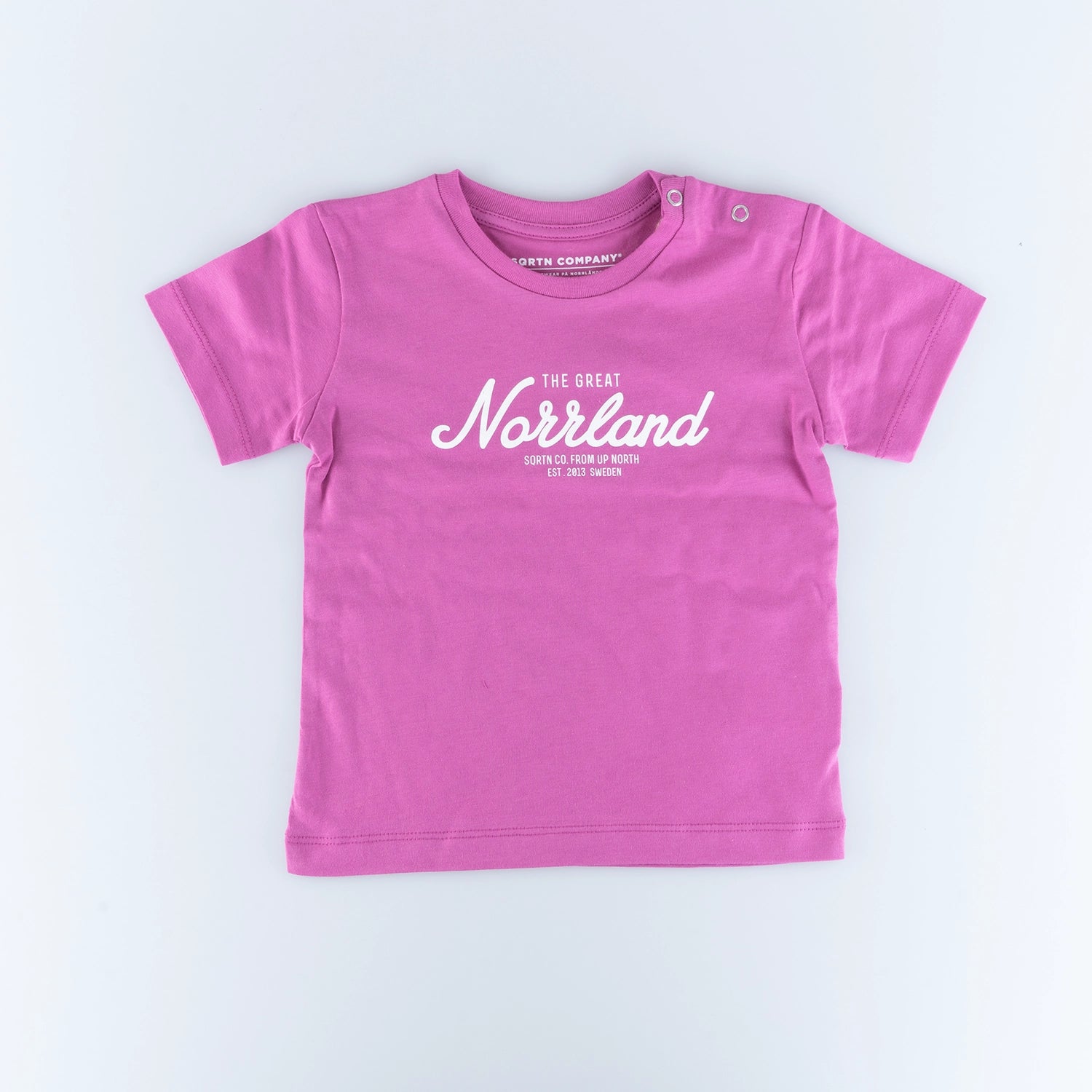 GREAT NORRLAND KIDS T-SHIRT - DARK PINK