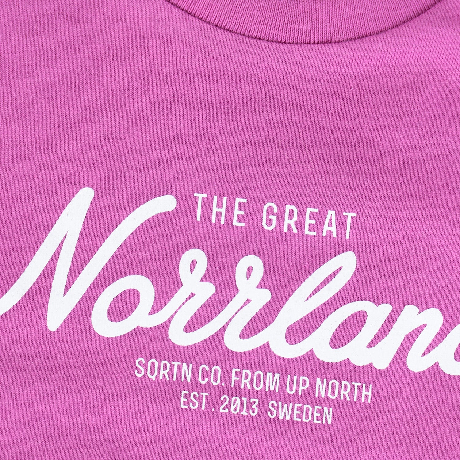 GREAT NORRLAND KIDS T-SHIRT - DARK PINK