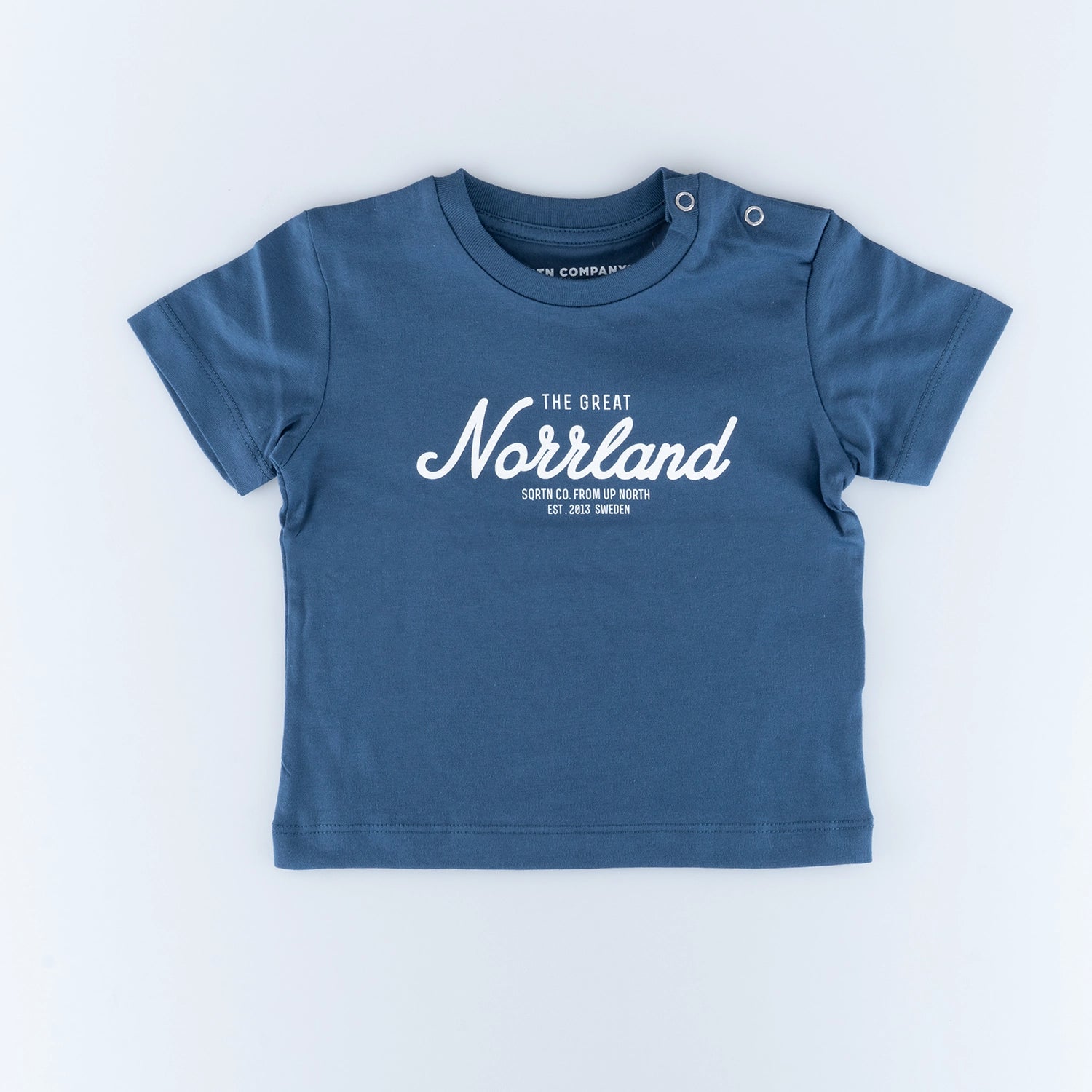 GREAT NORRLAND KIDS T-SHIRT - DENIM BLUE