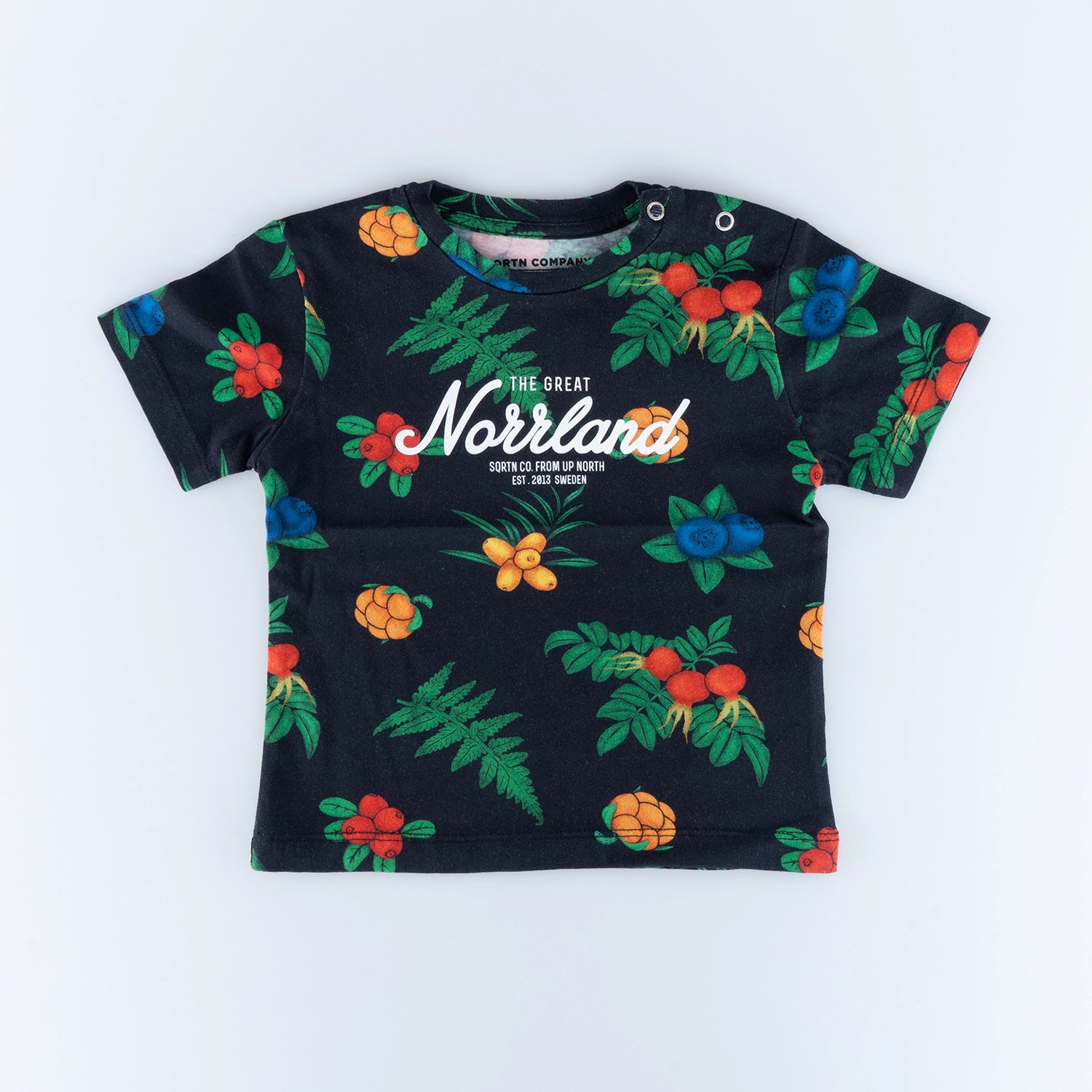 GREAT NORRLAND KIDS T-SHIRT - HAWAII BLACK