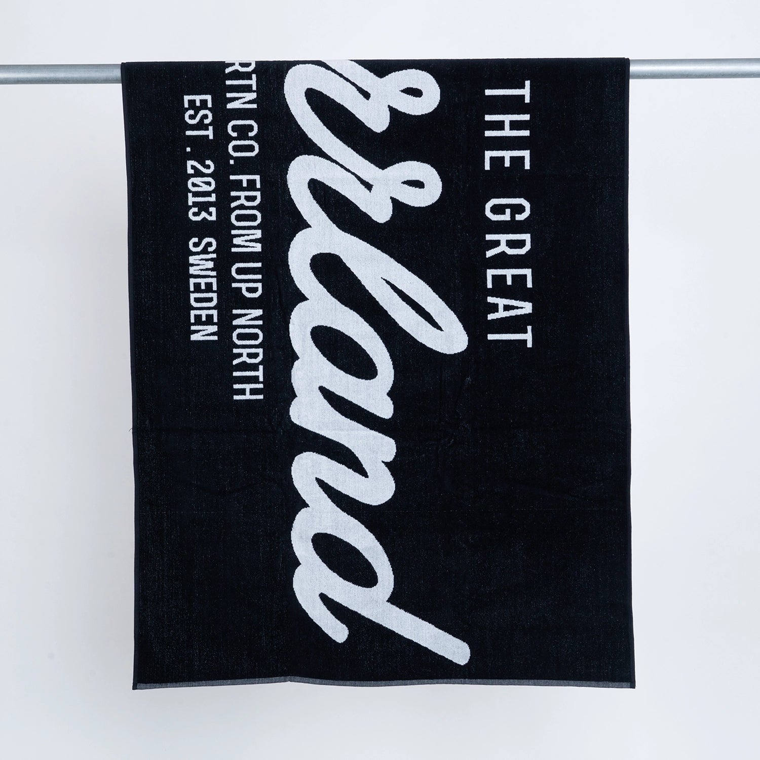 TGN BEACH TOWEL - BLACK