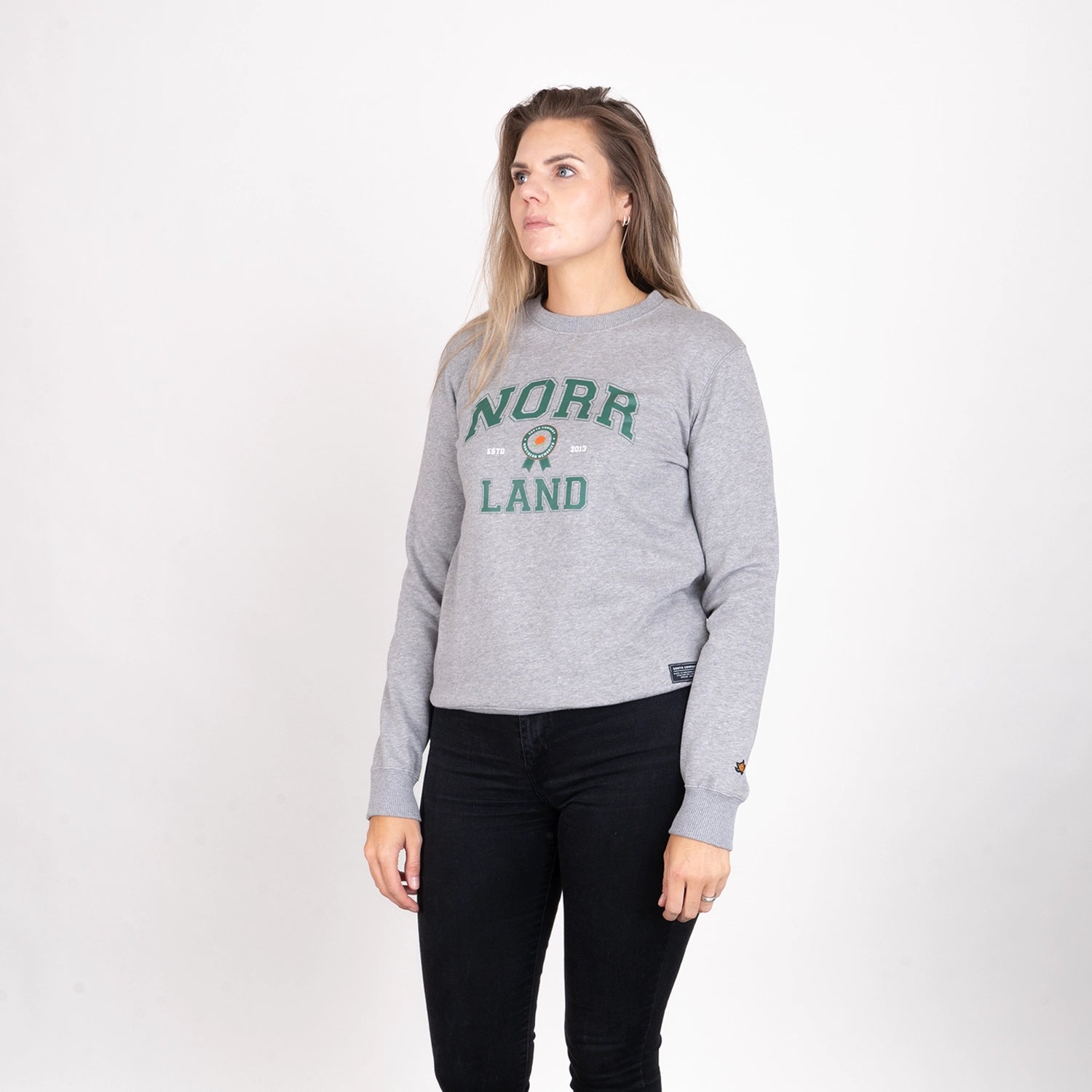 UNIVERSITY CREWNECK - HEATHER GREY