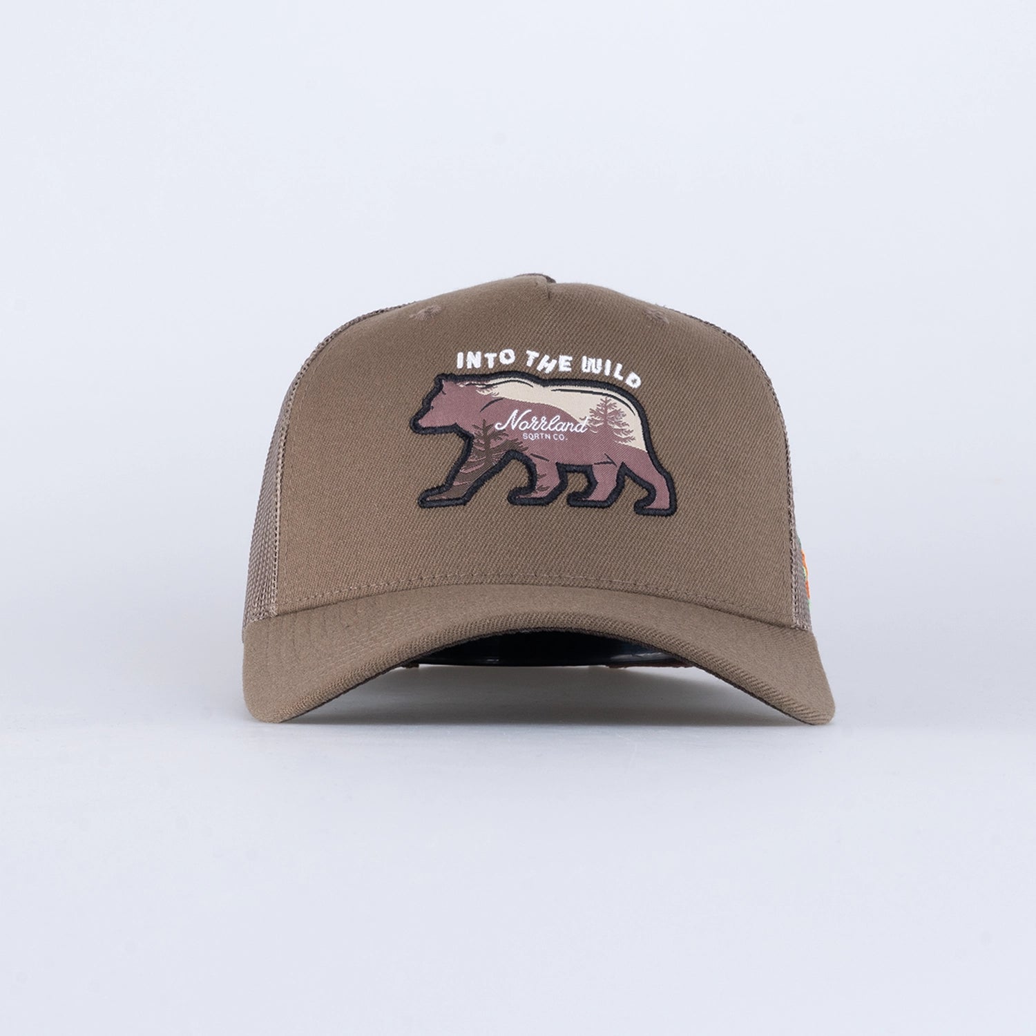 BEAR TRUCKER CAP - HOOKED BROWN – Sqrtn Company