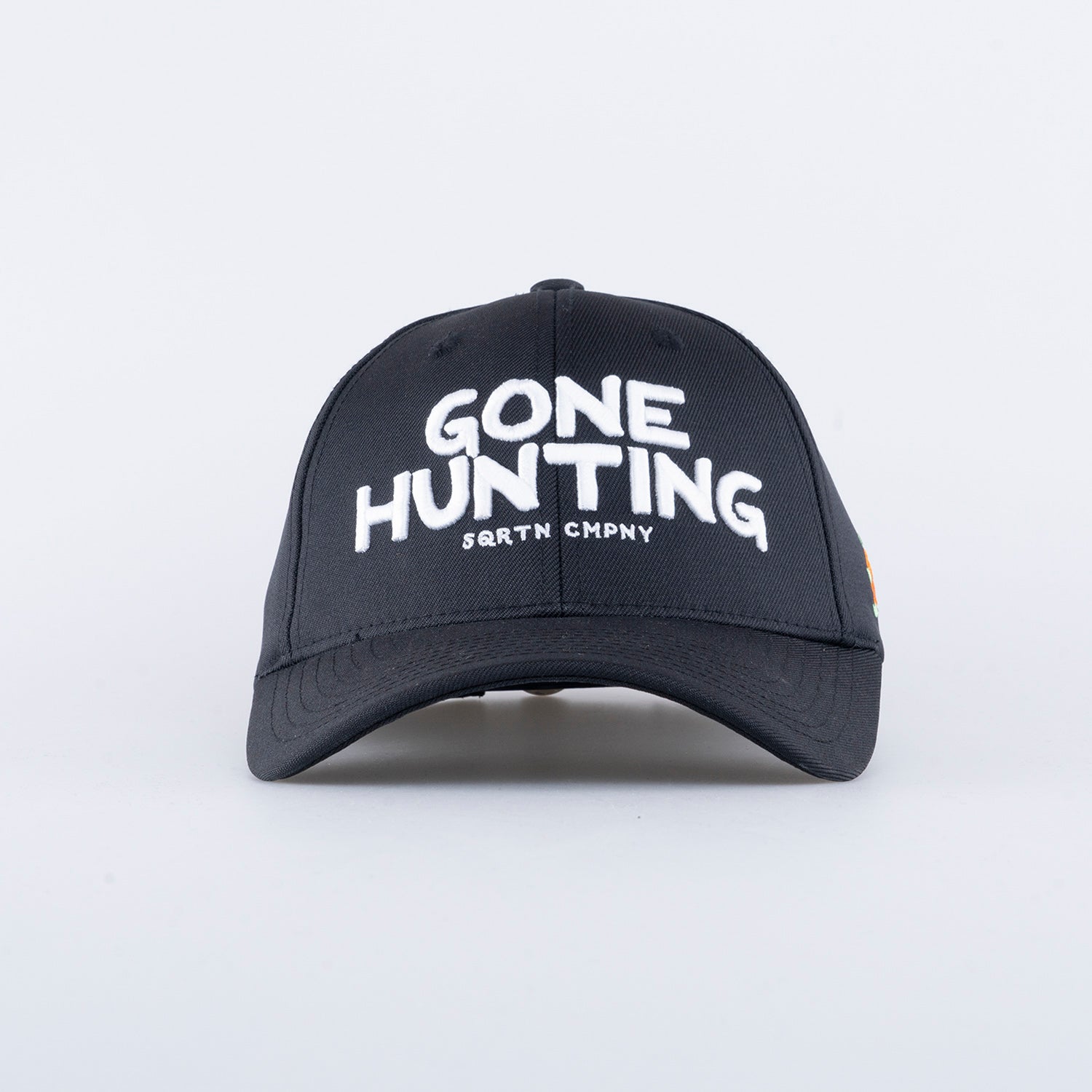 GONE HUNTING COMPACT CAP - HOOKED BLACK