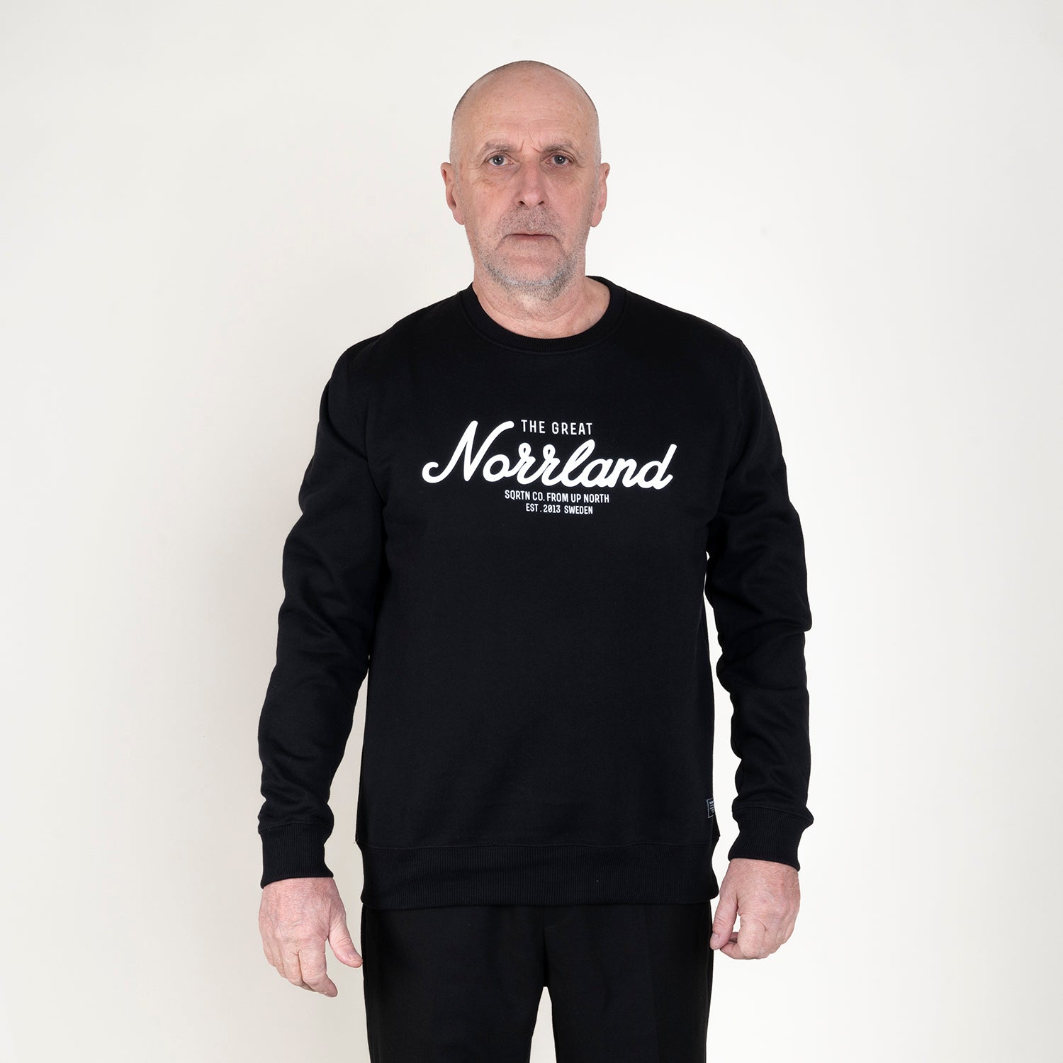 GREAT NORRLAND CREWNECK - BLACK