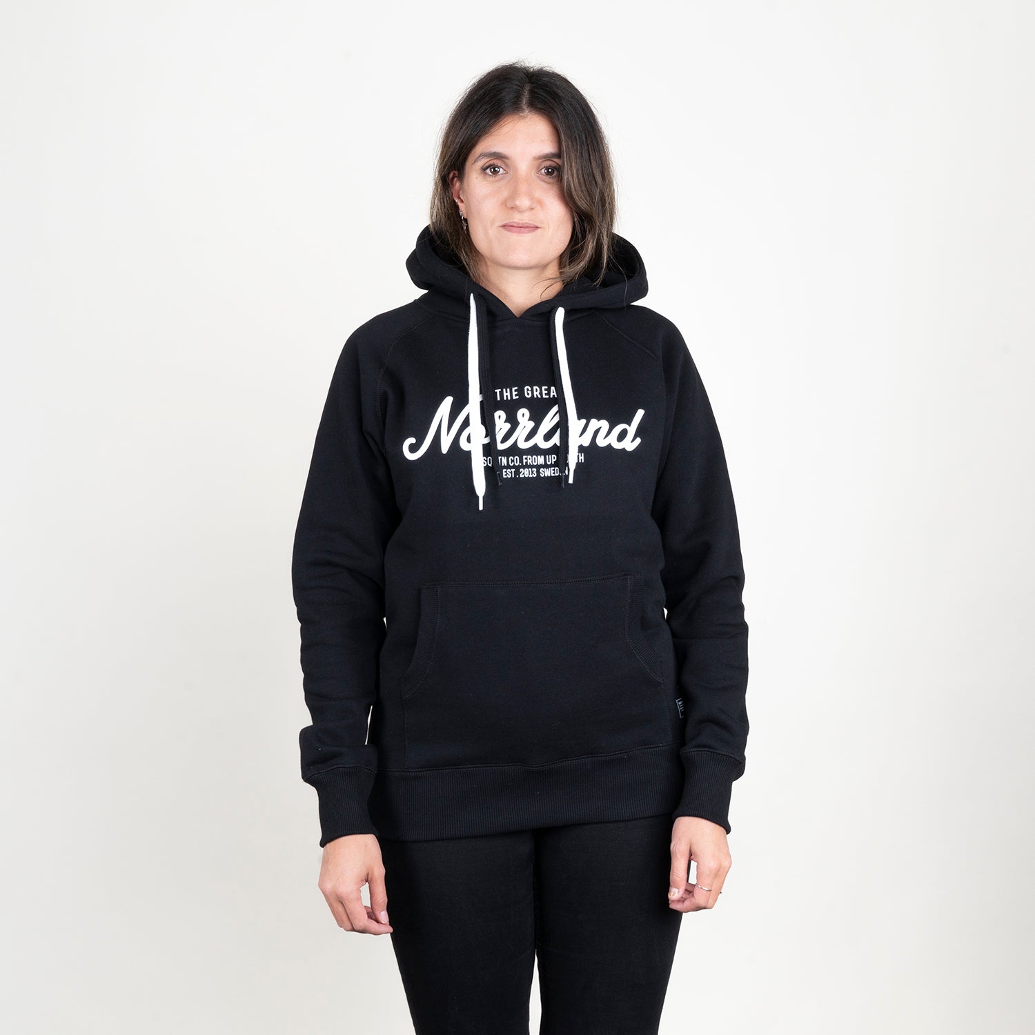 GREAT NORRLAND HOODIE - BLACK