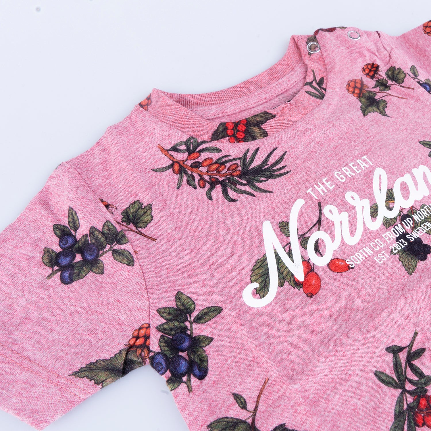 GREAT NORRLAND KIDS T-SHIRT - BERRY PINK