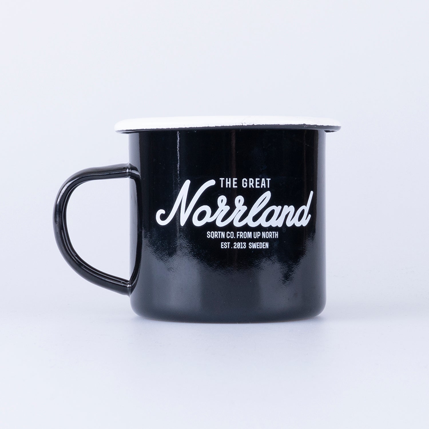 GREAT NORRLAND EMALJMUGG - BLACK