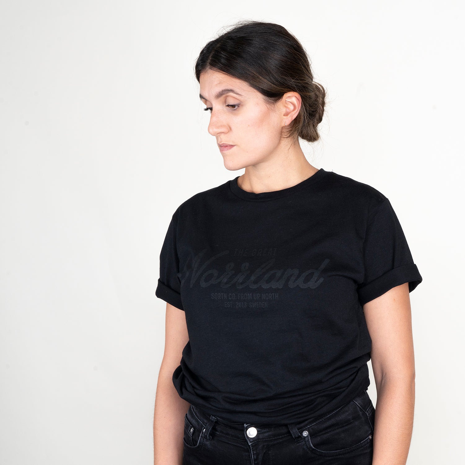 GREAT NORRLAND T-SHIRT - ALL BLACK