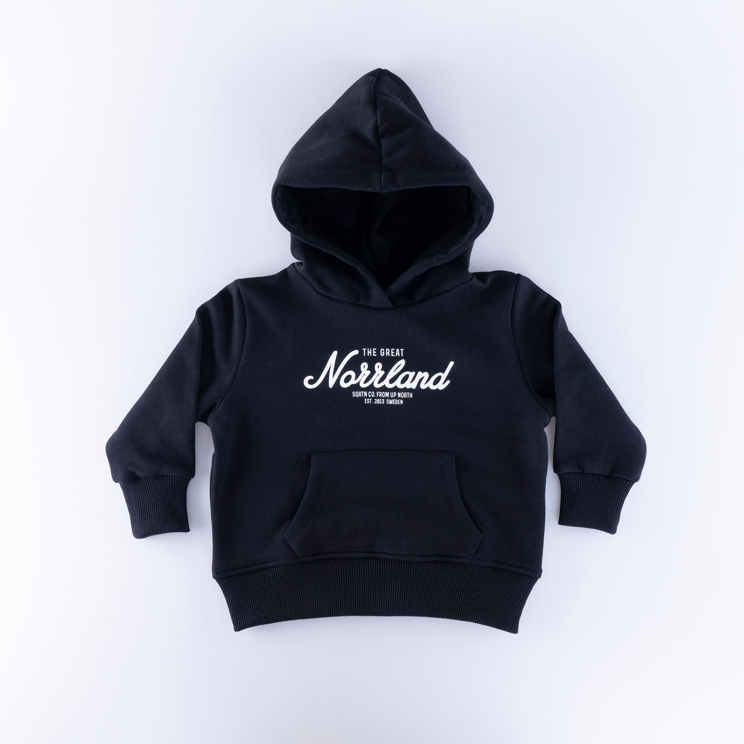 GREAT NORRLAND KIDS HOODIE - BLACK