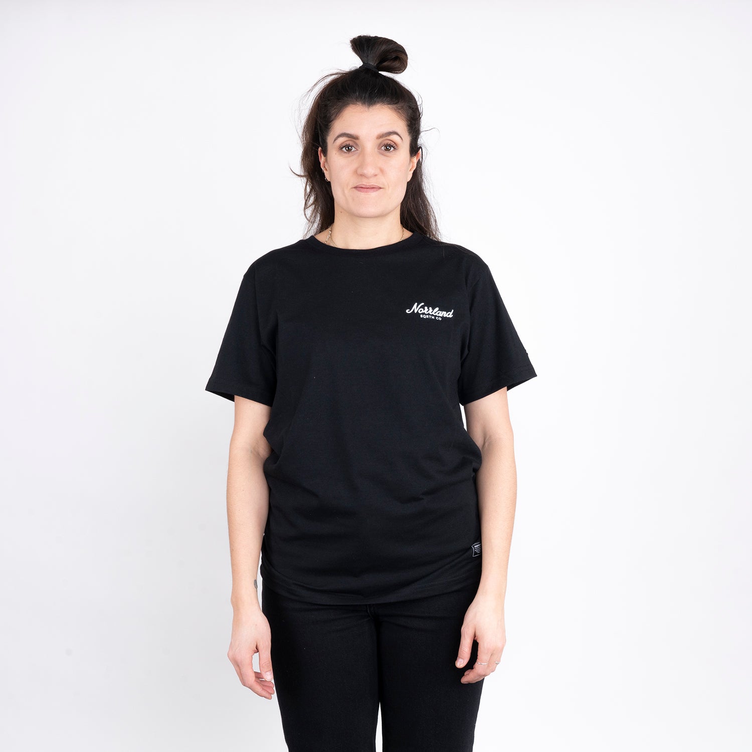 TGN MINI SCRIPT T-SHIRT - BLACK