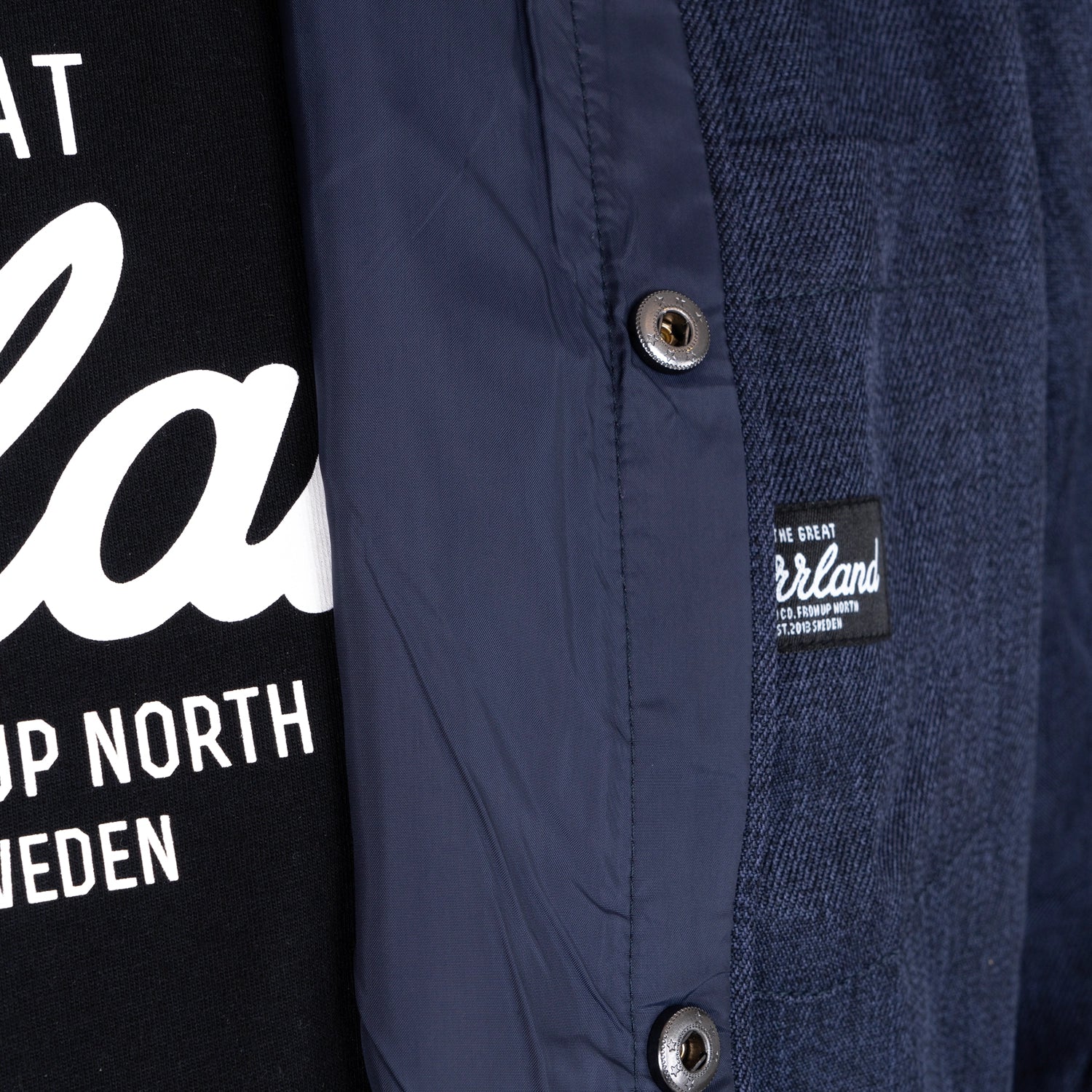 TGN PATCH OVERSHIRT - NAVY