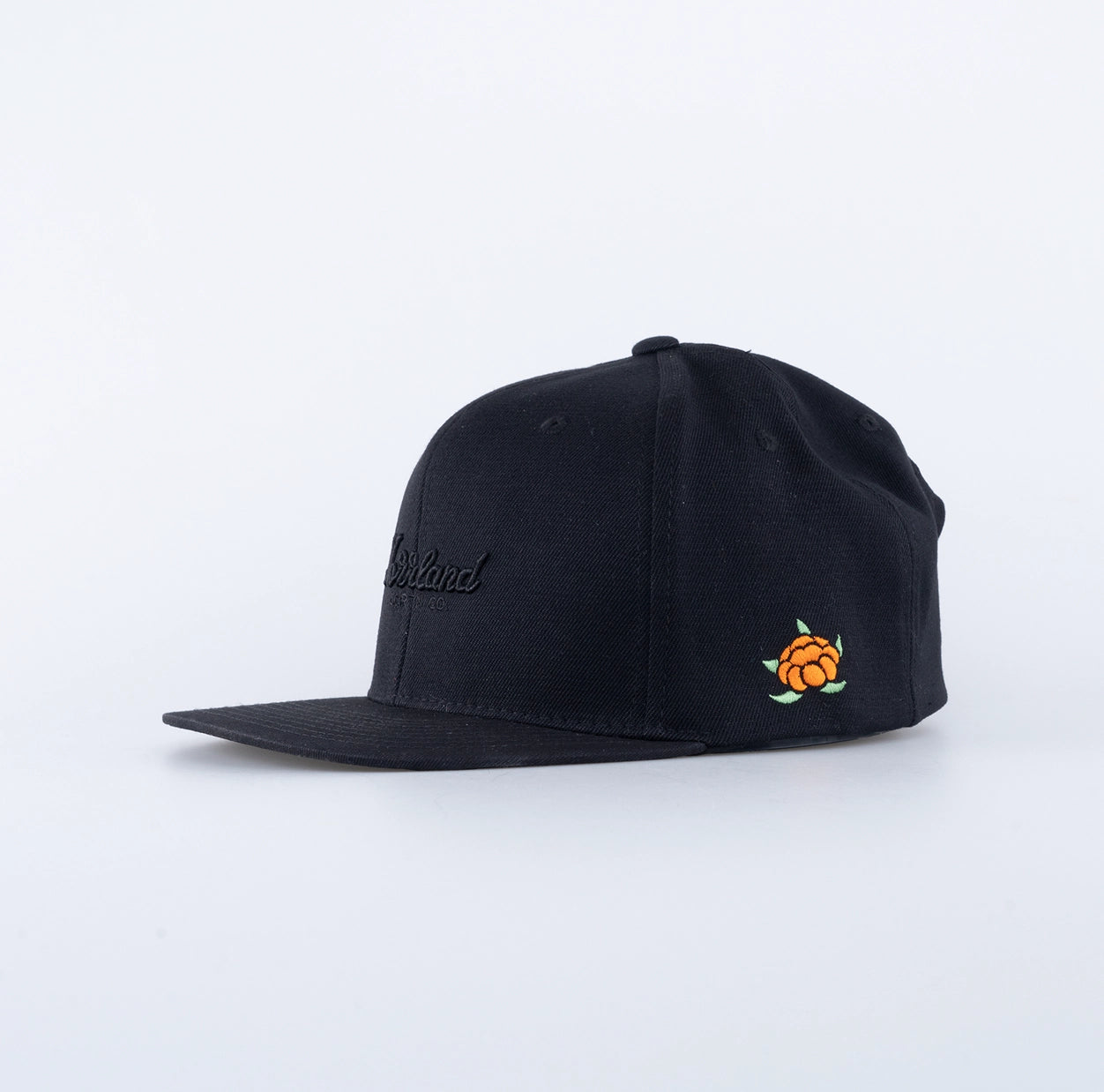 TGN SCRIPT BIG-FIT CAP - ALL BLACK