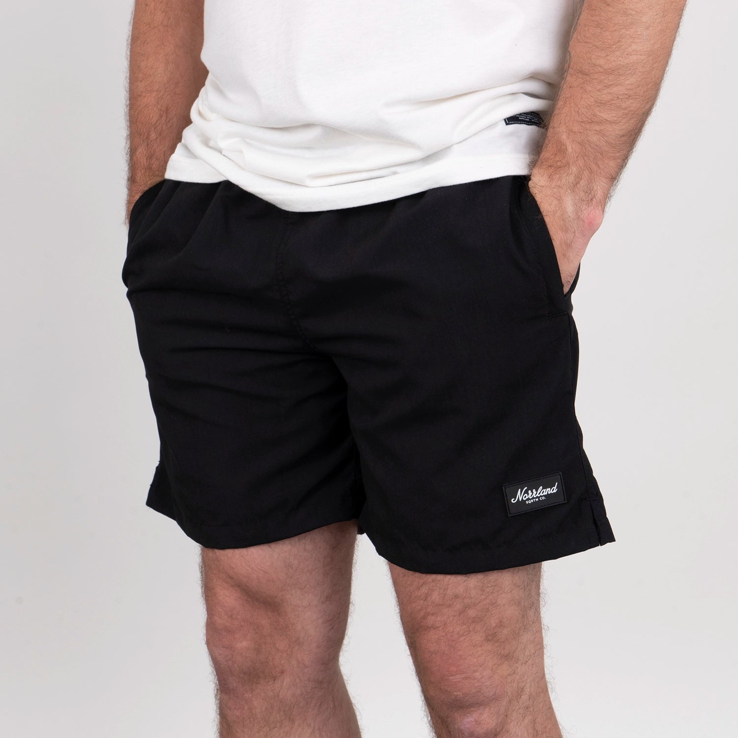 TGN SCRIPT SWIMSHORTS - BLACK