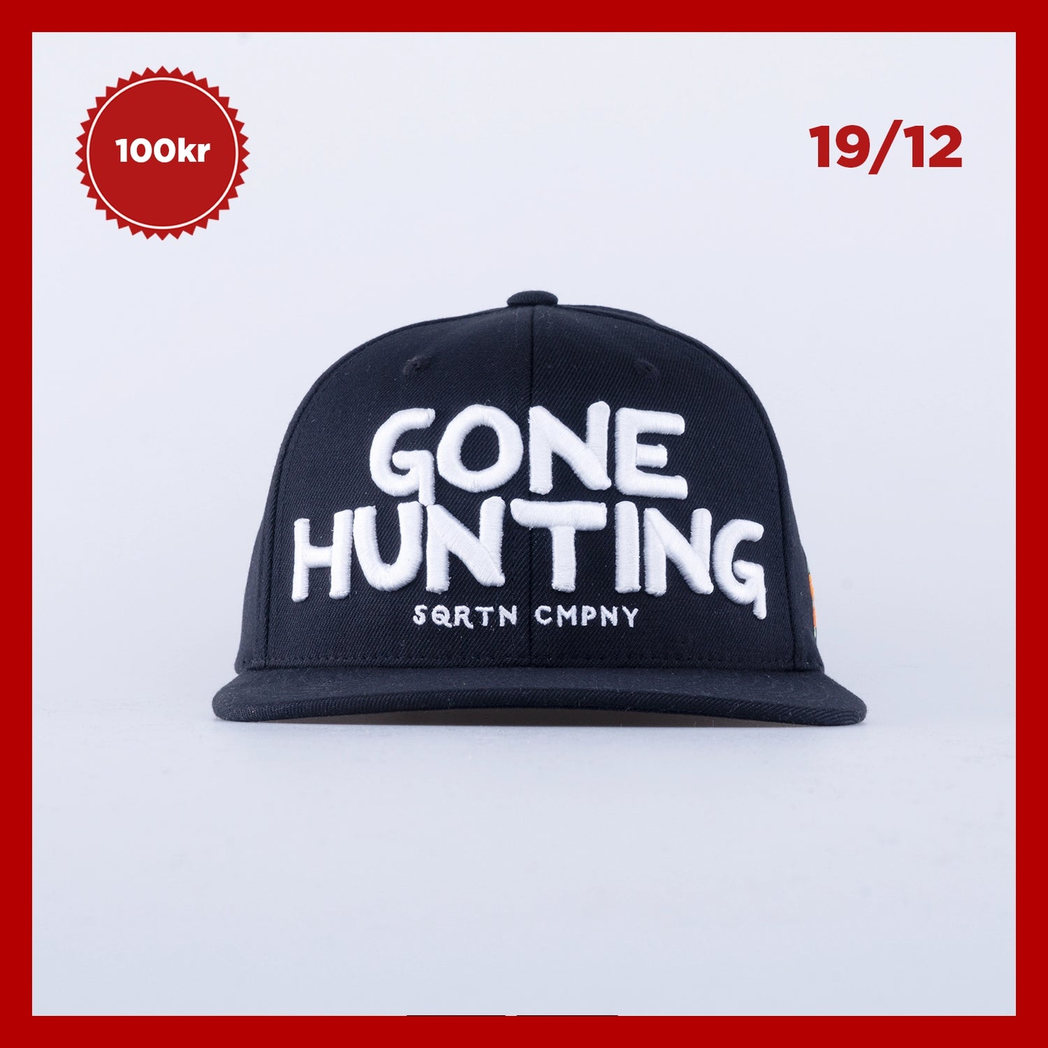 GONE HUNTING CAP - BLACK