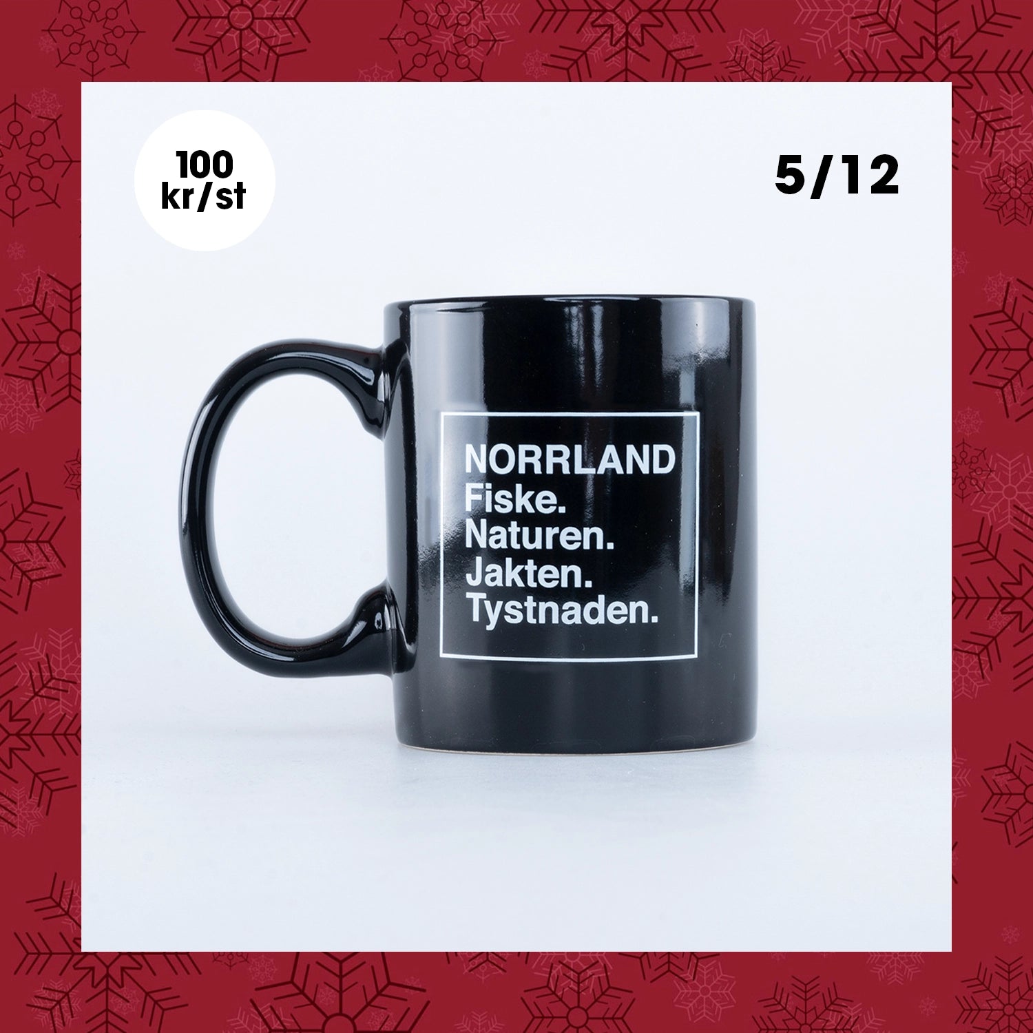 TYSTNAD MUGG - BLACK