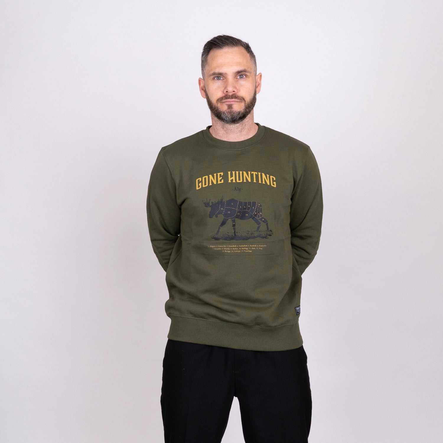 ÄLG CREWNECK - RIFLE GREEN