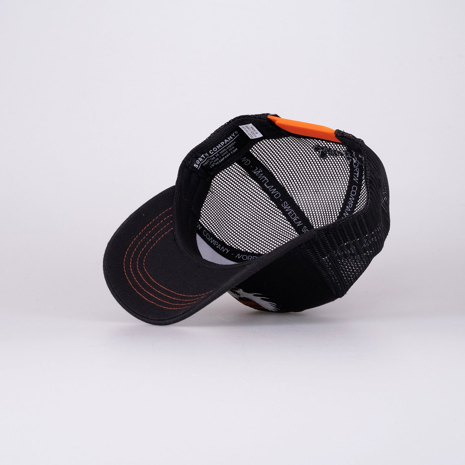 ÄLGEN BADGE KIDS TRUCKER CAP - BLACK