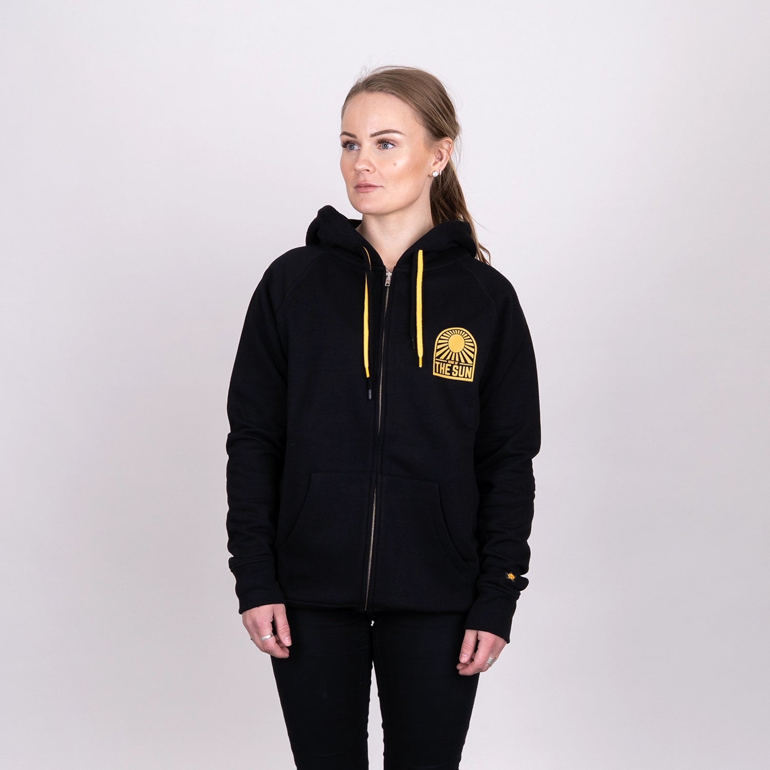 ÄLGHORN ZIPHOODIE - BLACK