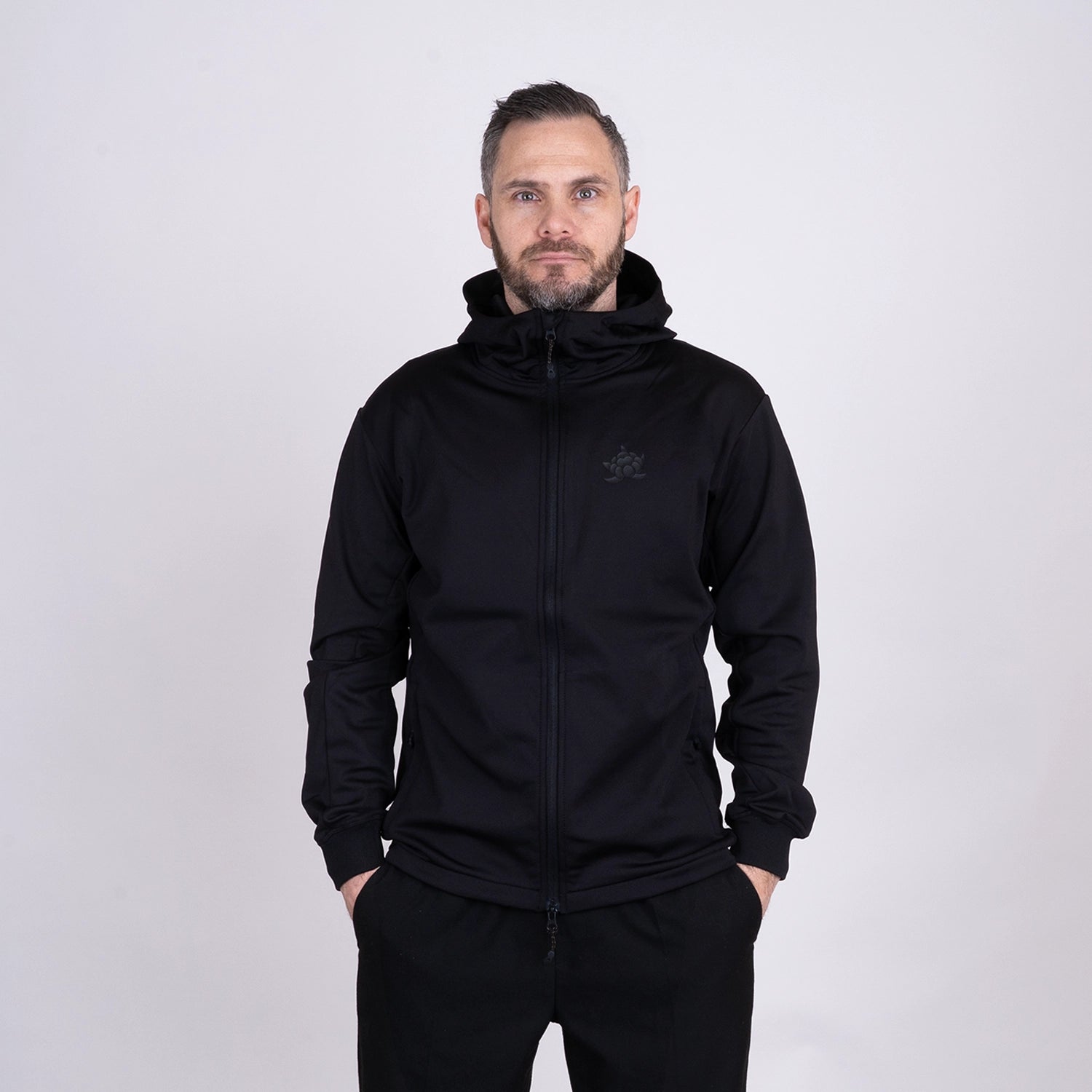 CB TECH ZIPHOODIE - BLACK