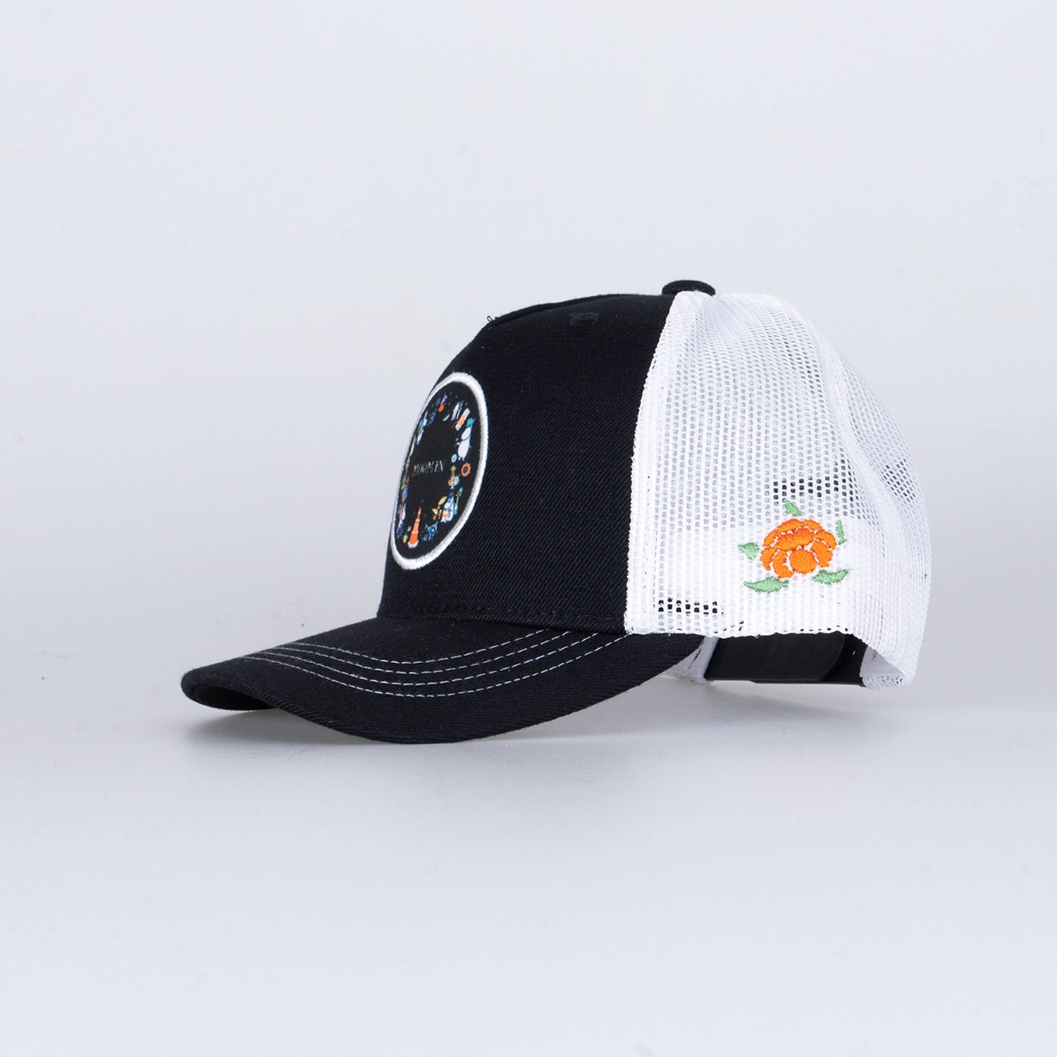 MUMIN CIRCLE KIDS TRUCKER CAP - BLACK