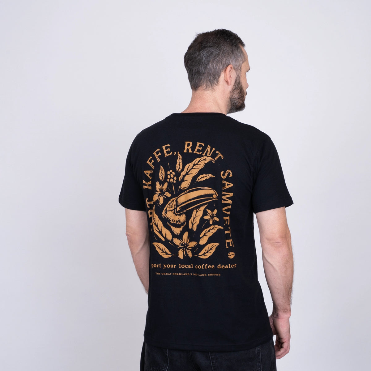 COFFEE BEAN T-SHIRT - BLC BLACK