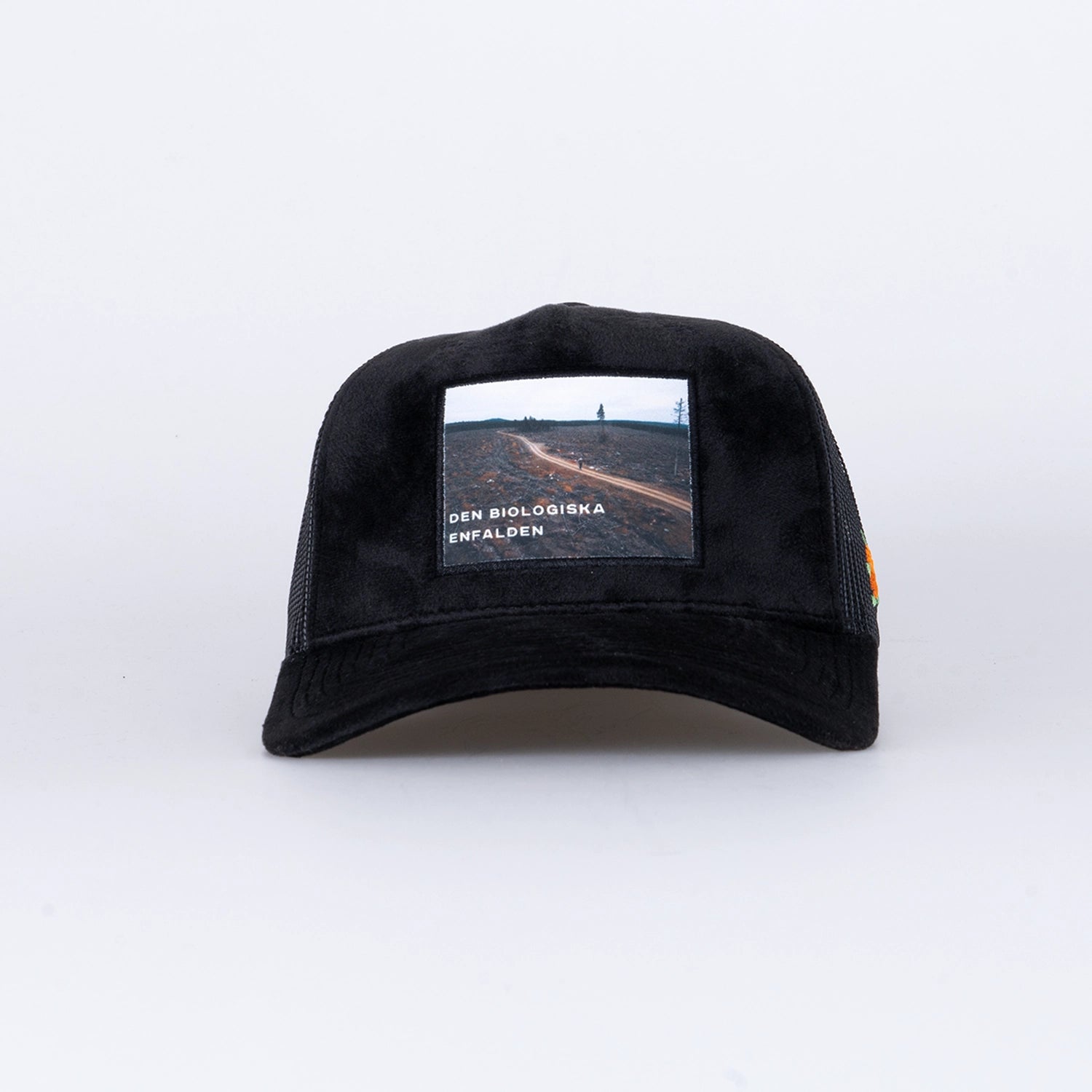 ENFALDEN VELVET TRUCKER KEPS - BLACK