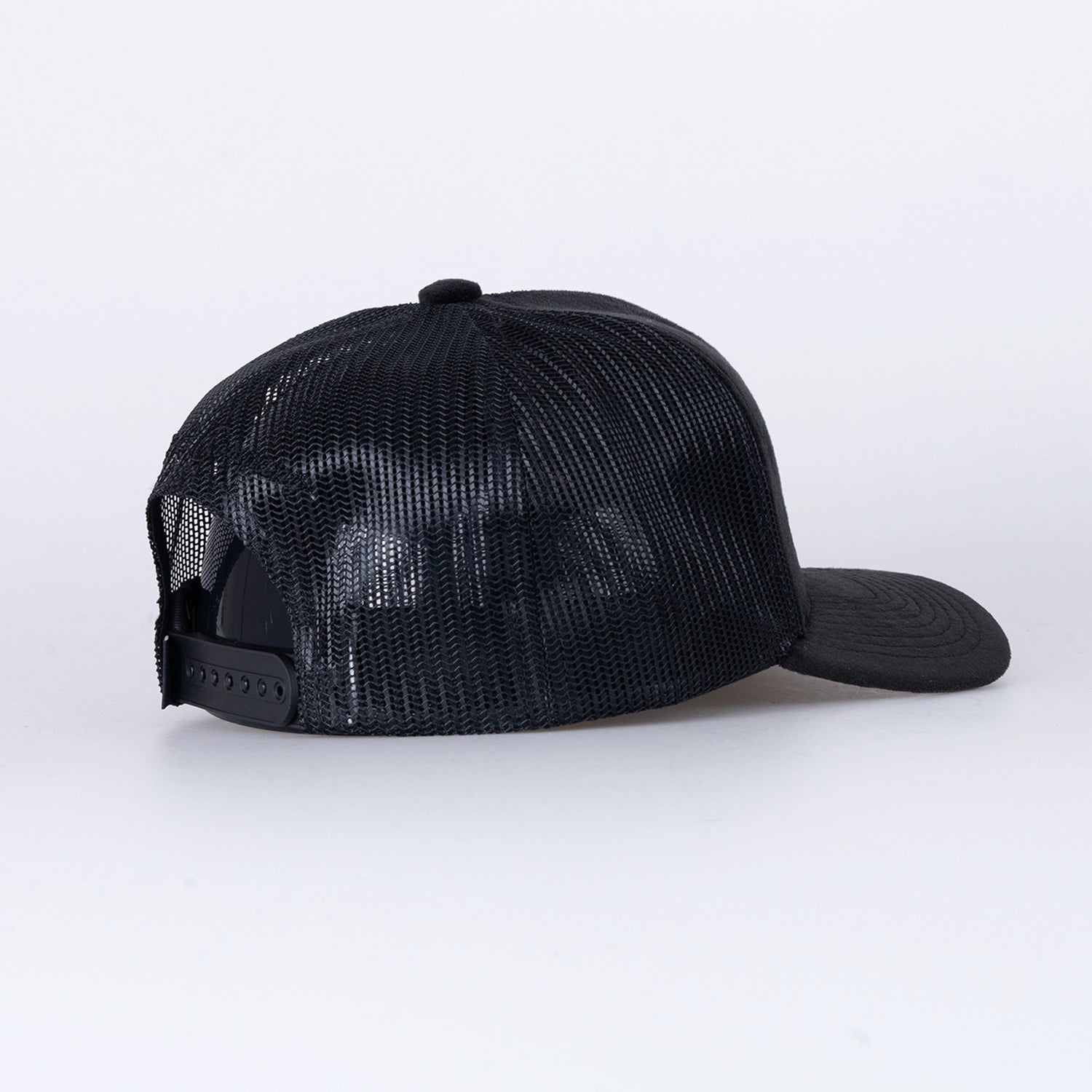 ENFALDEN VELVET TRUCKER CAP - BLACK