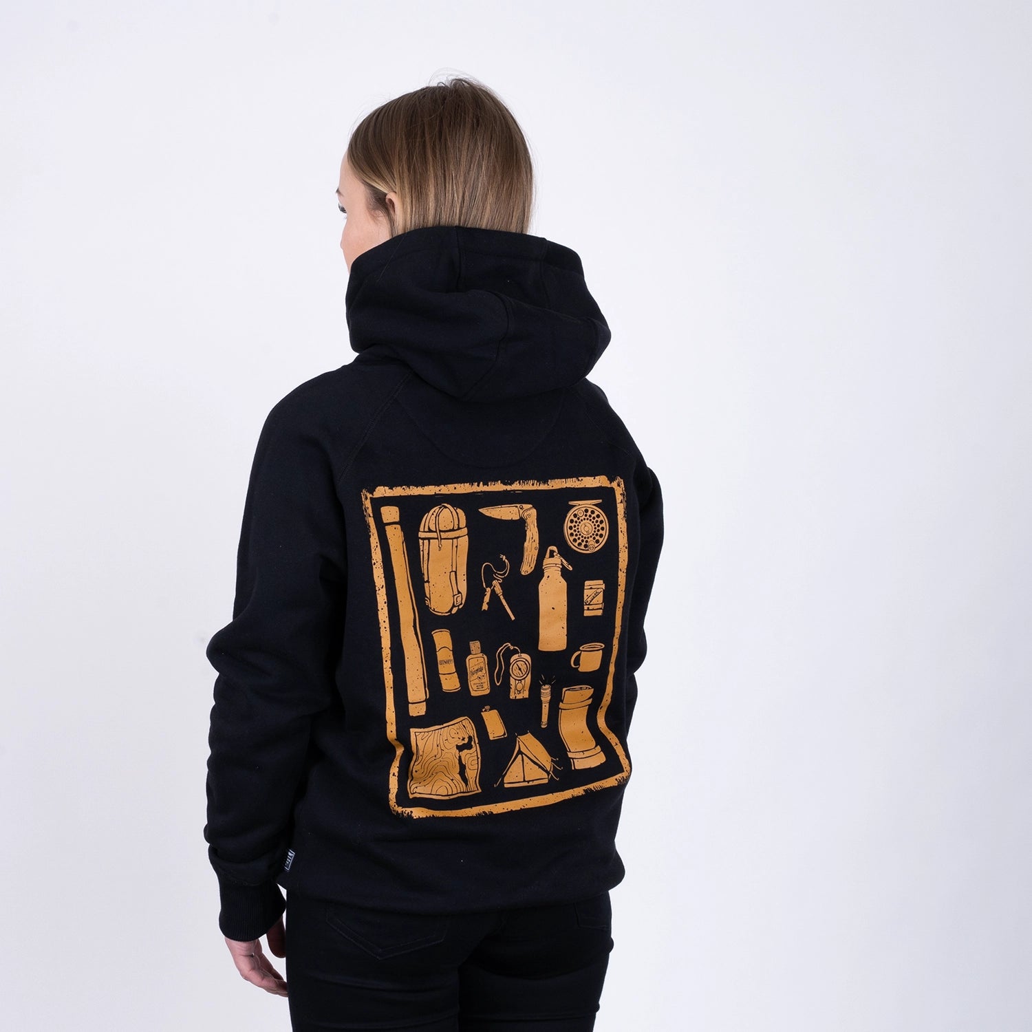 ESSENTIALS HOODIE - BLACK