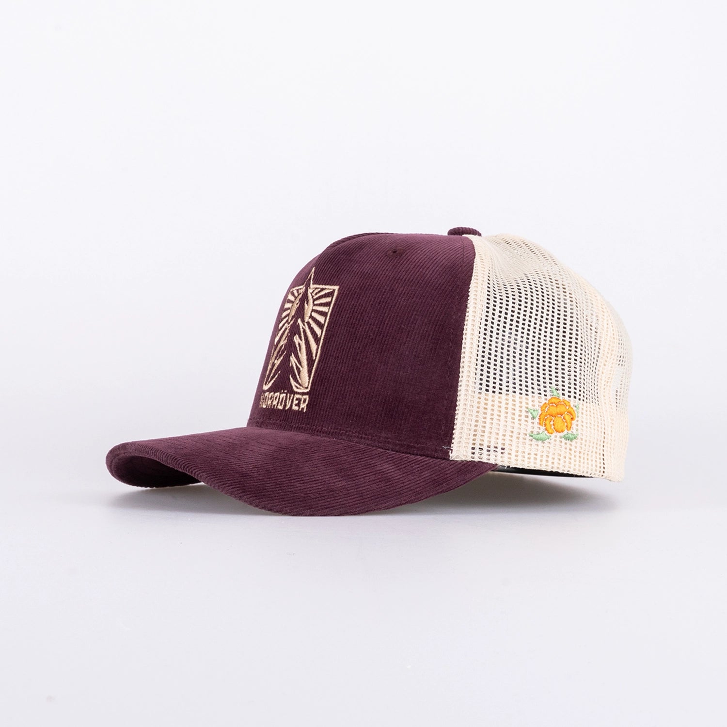 GRANEN TRUCKER KEPS - BURGUNDY CORDUROY